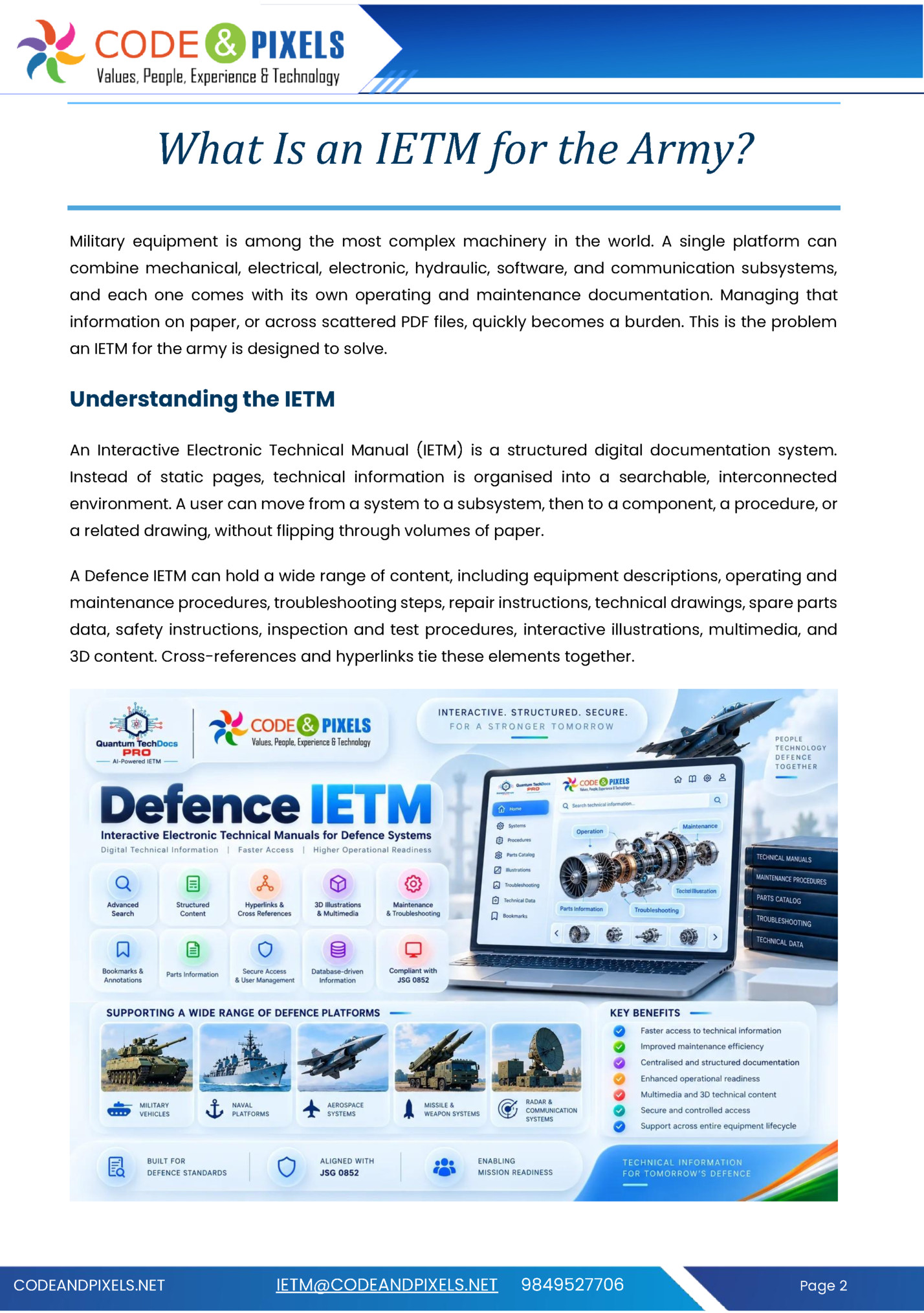 What Is an IETM for the Army? What Is an IETM for the Army?