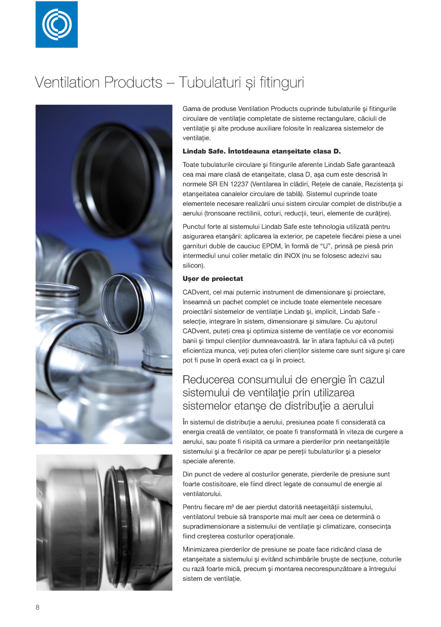 Ventilation Products – Tubulaturi și fitinguri Ventilation Products – Tubulaturi și fitinguri