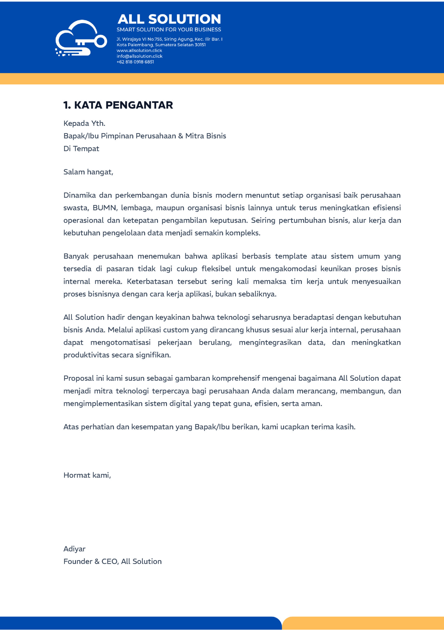 1. KATA PENGANTAR 1. KATA PENGANTAR