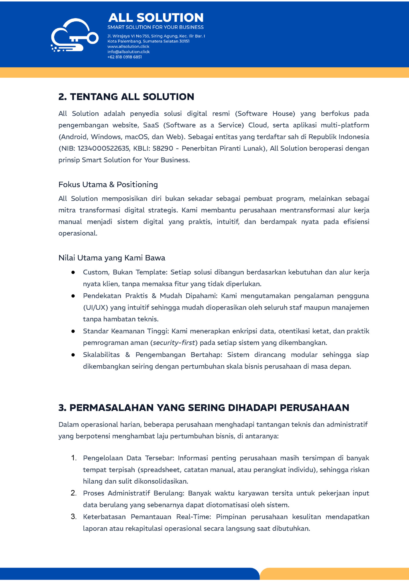 2. TENTANG ALL SOLUTION 2. TENTANG ALL SOLUTION