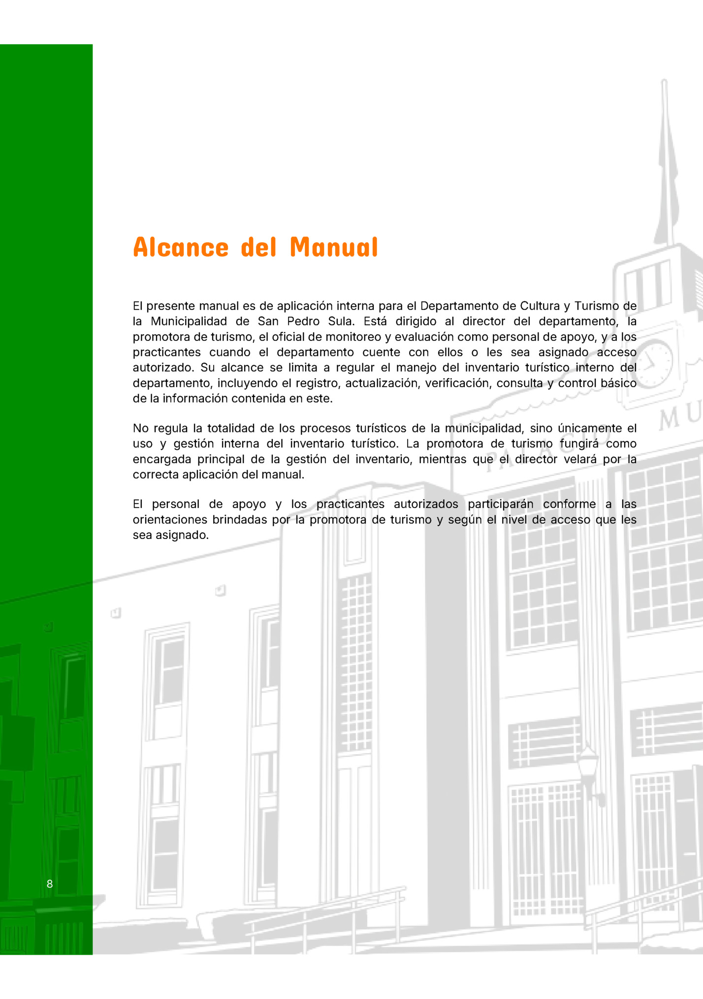 Alcance del Manual