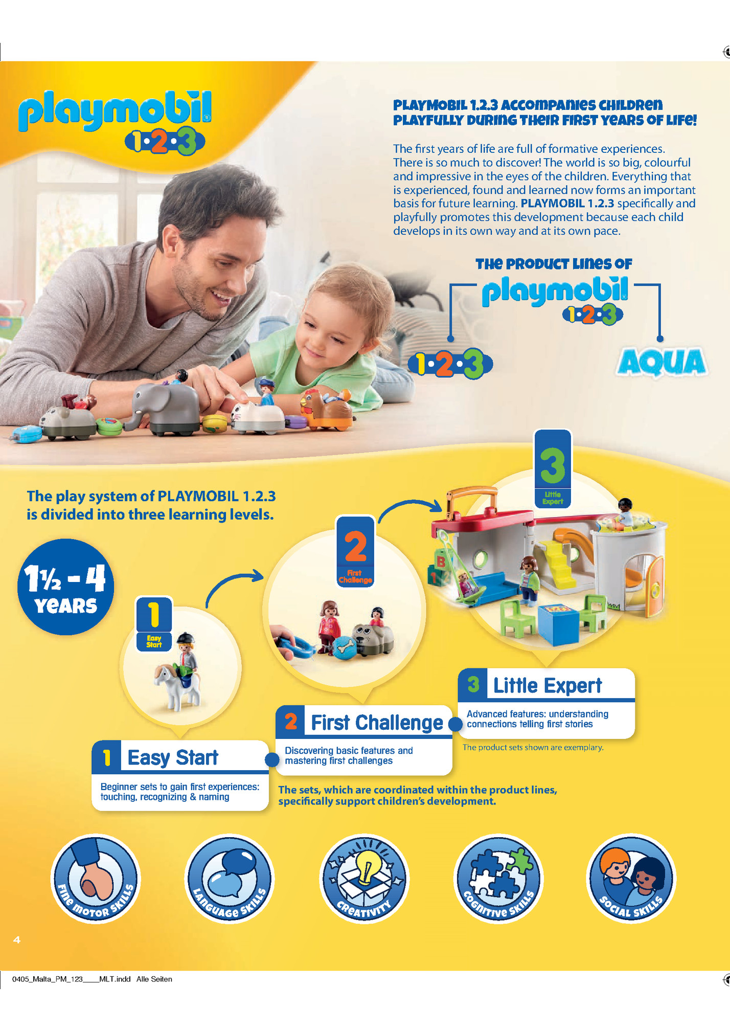 PLAYMOBIL 1.2.3 accompanies children