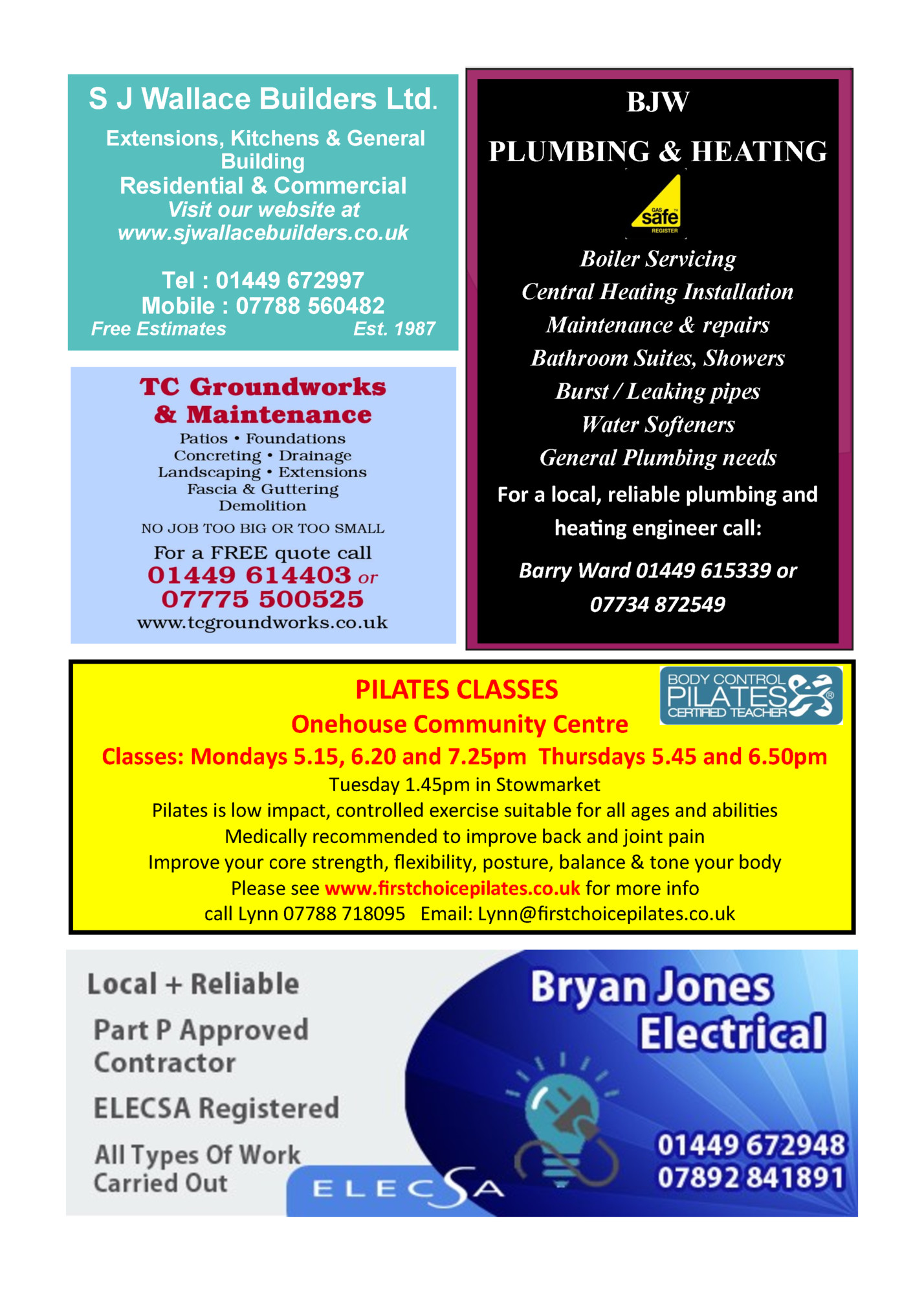 S J Wallace Builders Ltd.