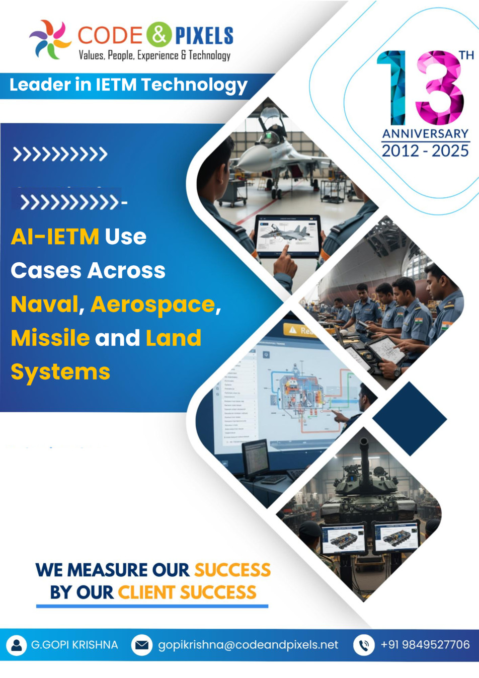 AI-IETM Use Cases Across Naval, Aerospace, Missile and Land Systems