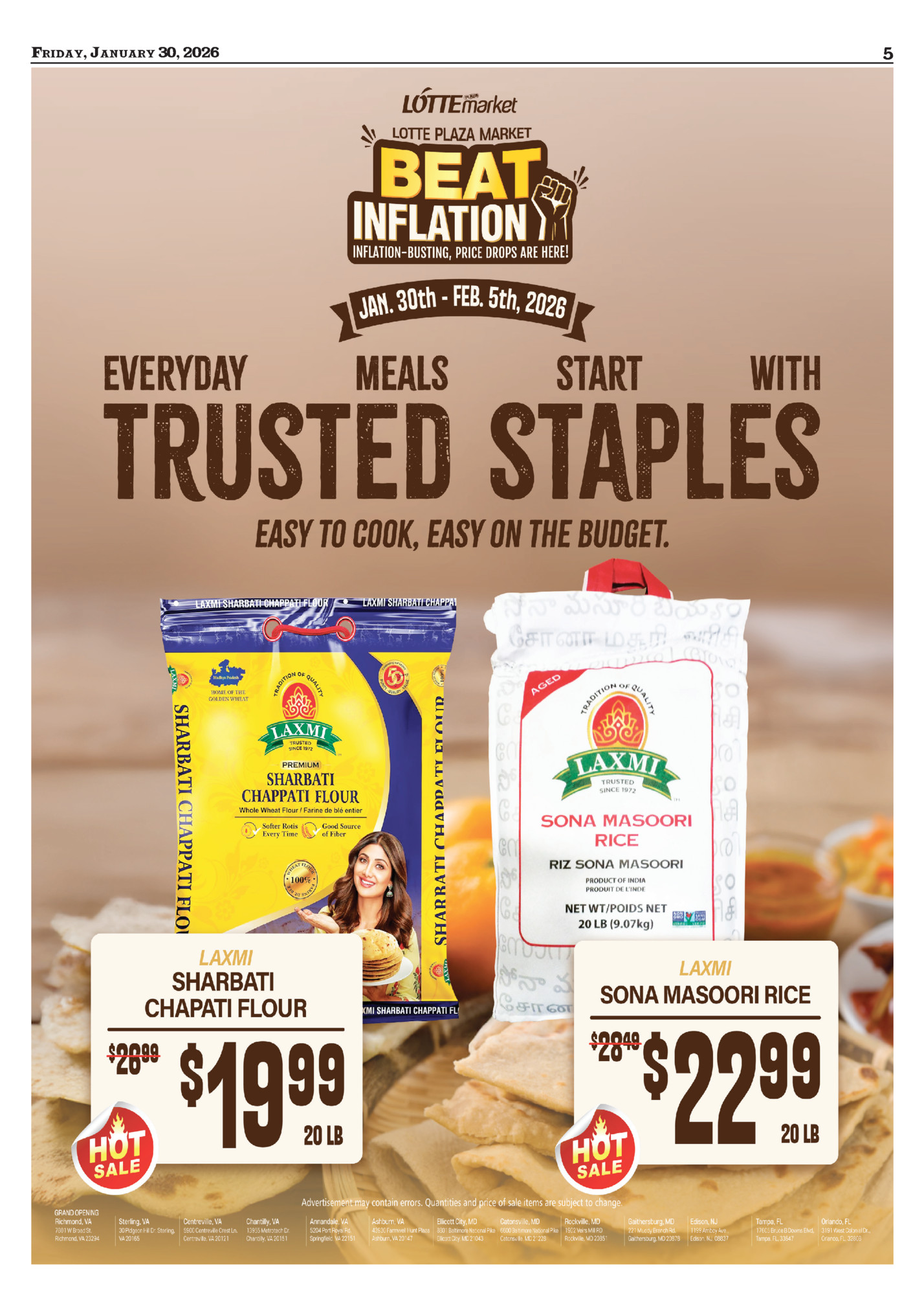 FRIDAY, JANUARY 30, 2026