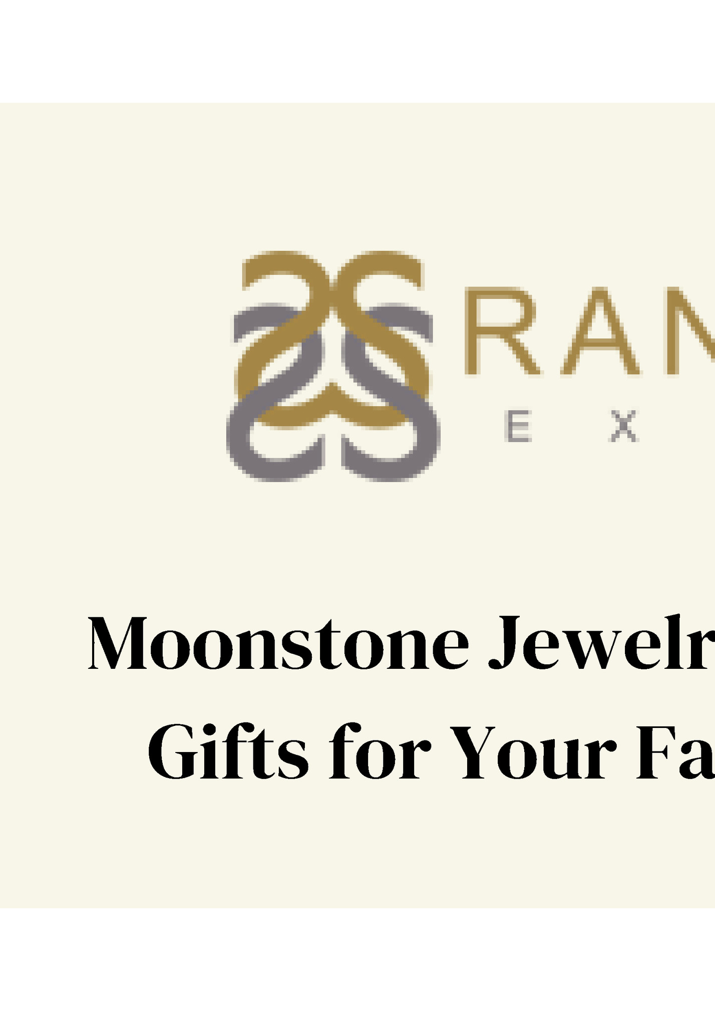 Moonstone Jewelry Unique Religious