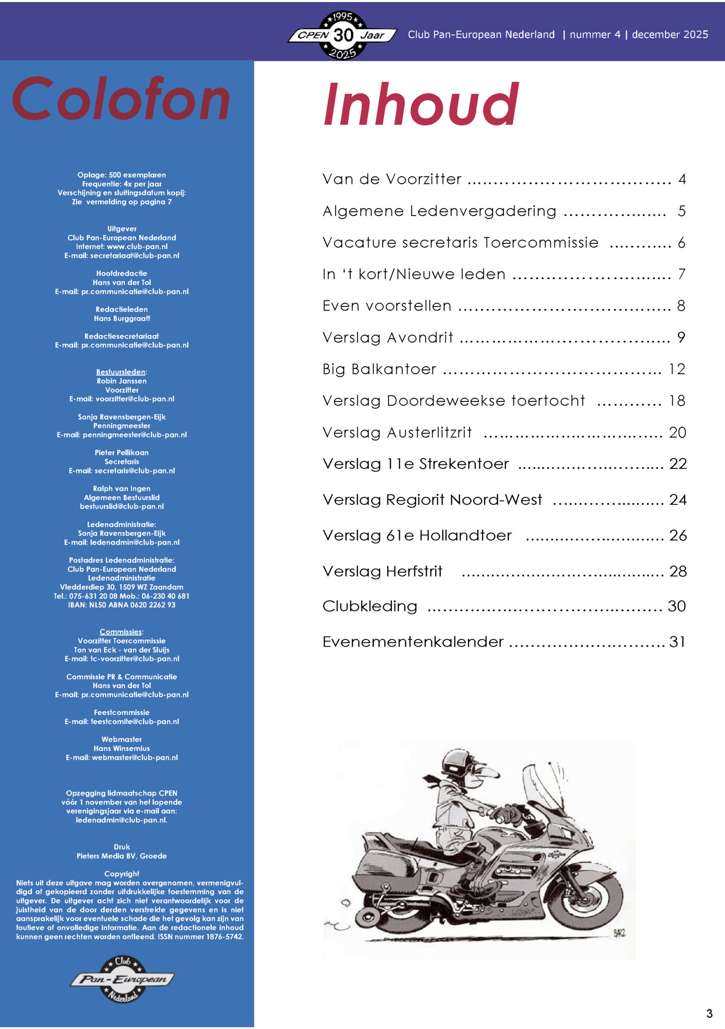 Club Pan-European Nederland | nummer 4 | december 2025