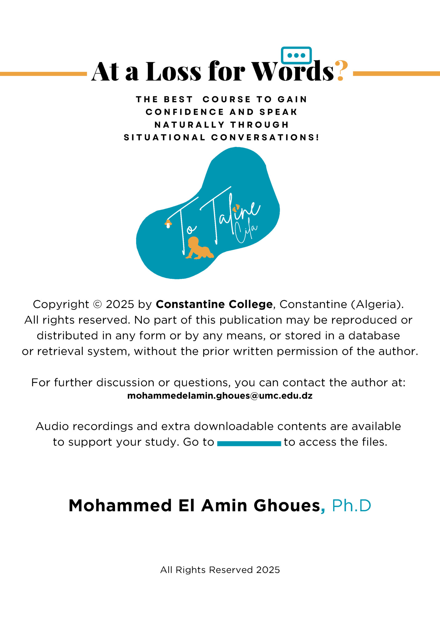 At a Loss for Words?