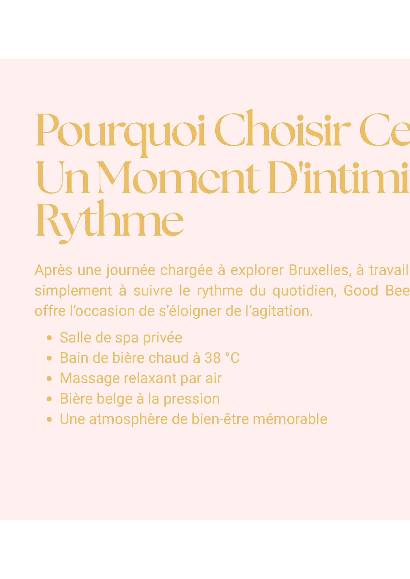 Pourquoi Choisir Cette Escapade Unique?