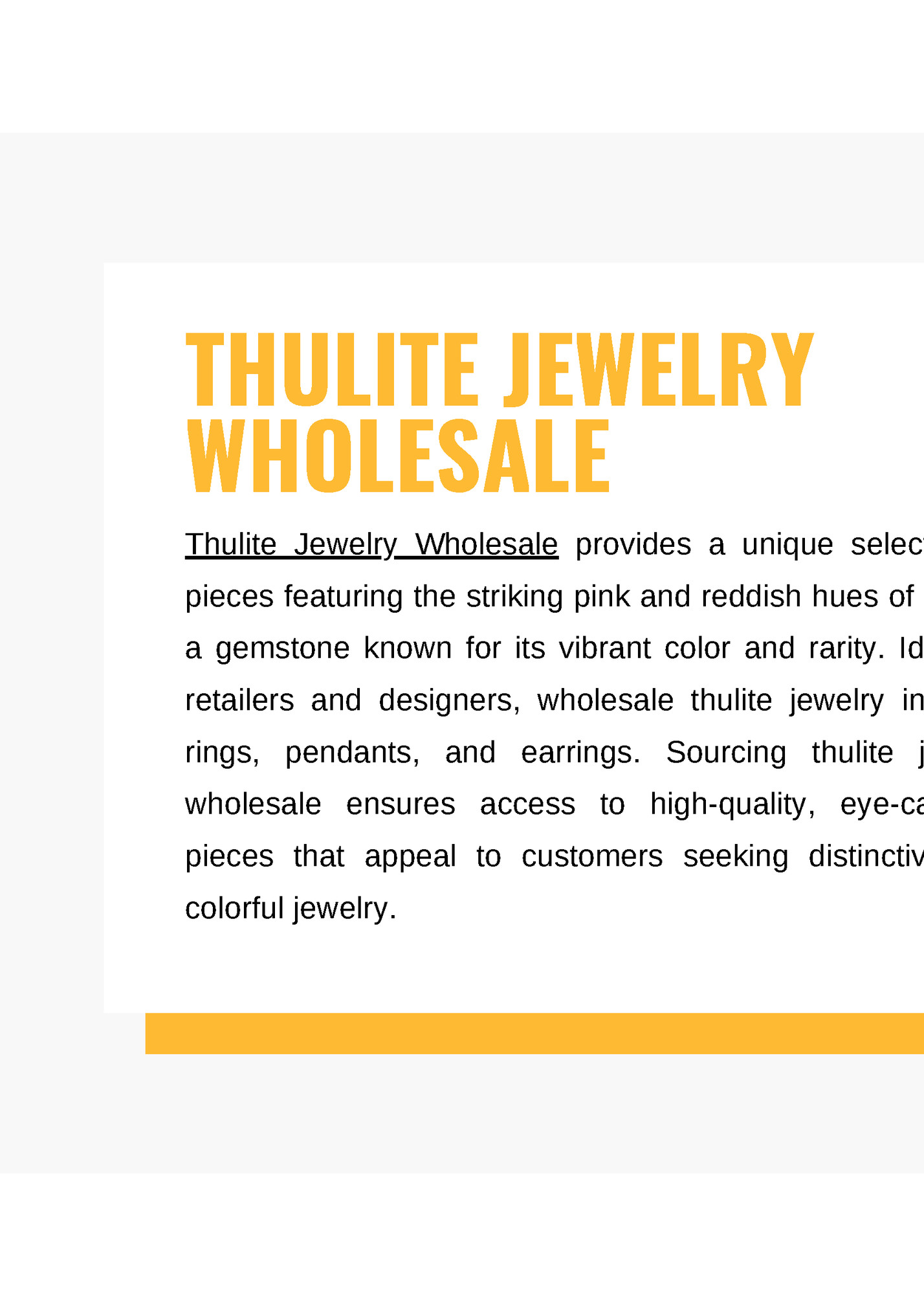 THULITE JEWELRY