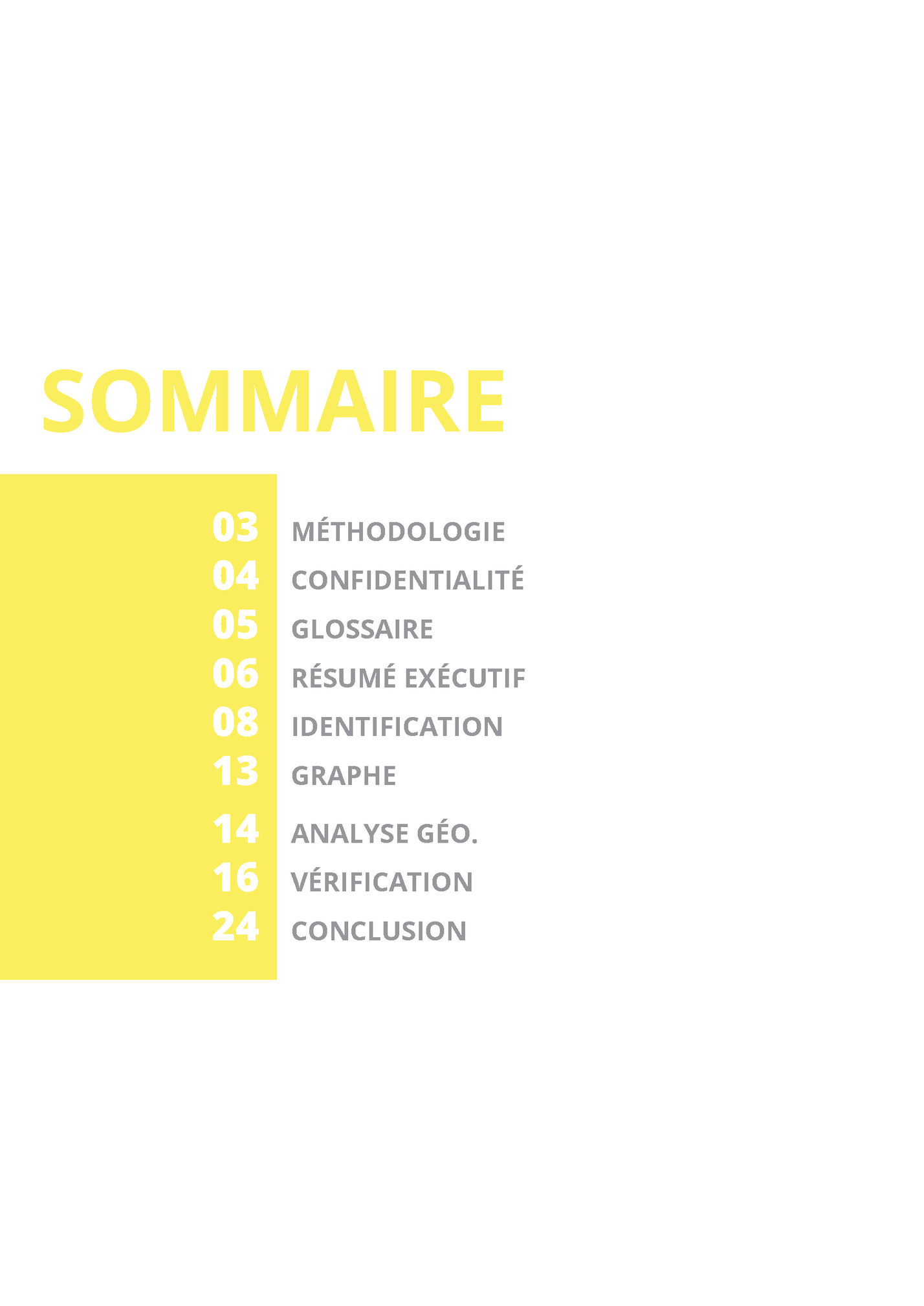 SOMMAIRE