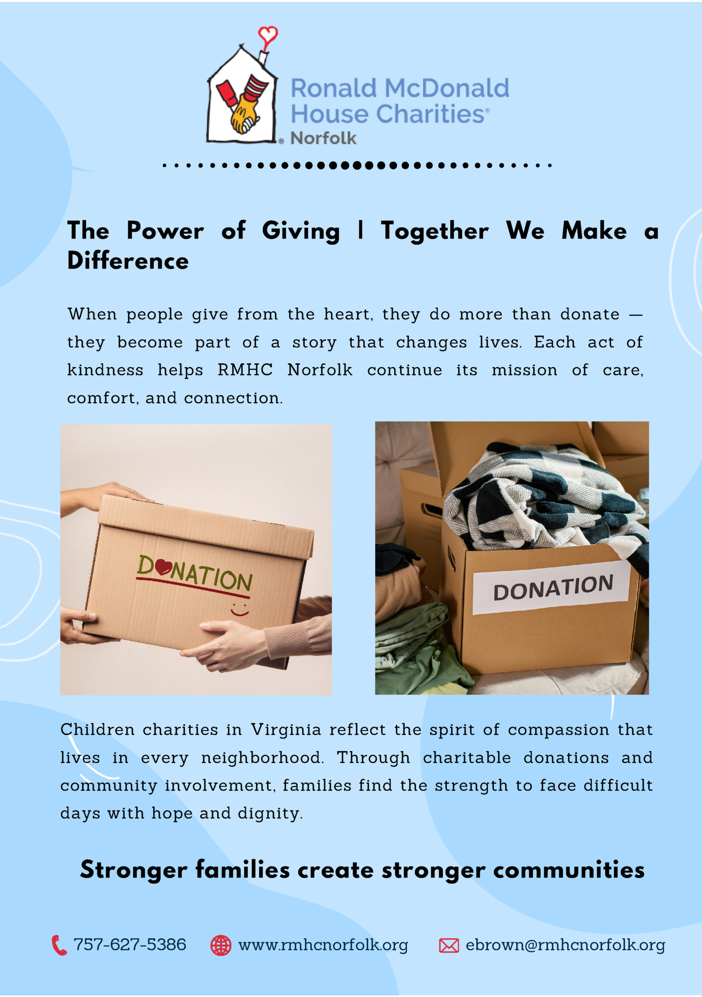 The Power of Giving | Together We Make a