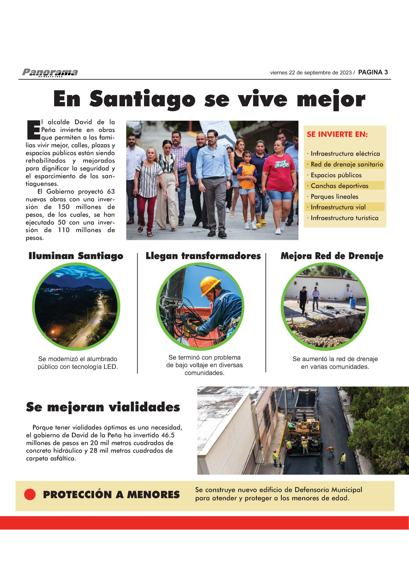 viernes 22 de septiembre de 2023 / PAGINA 3