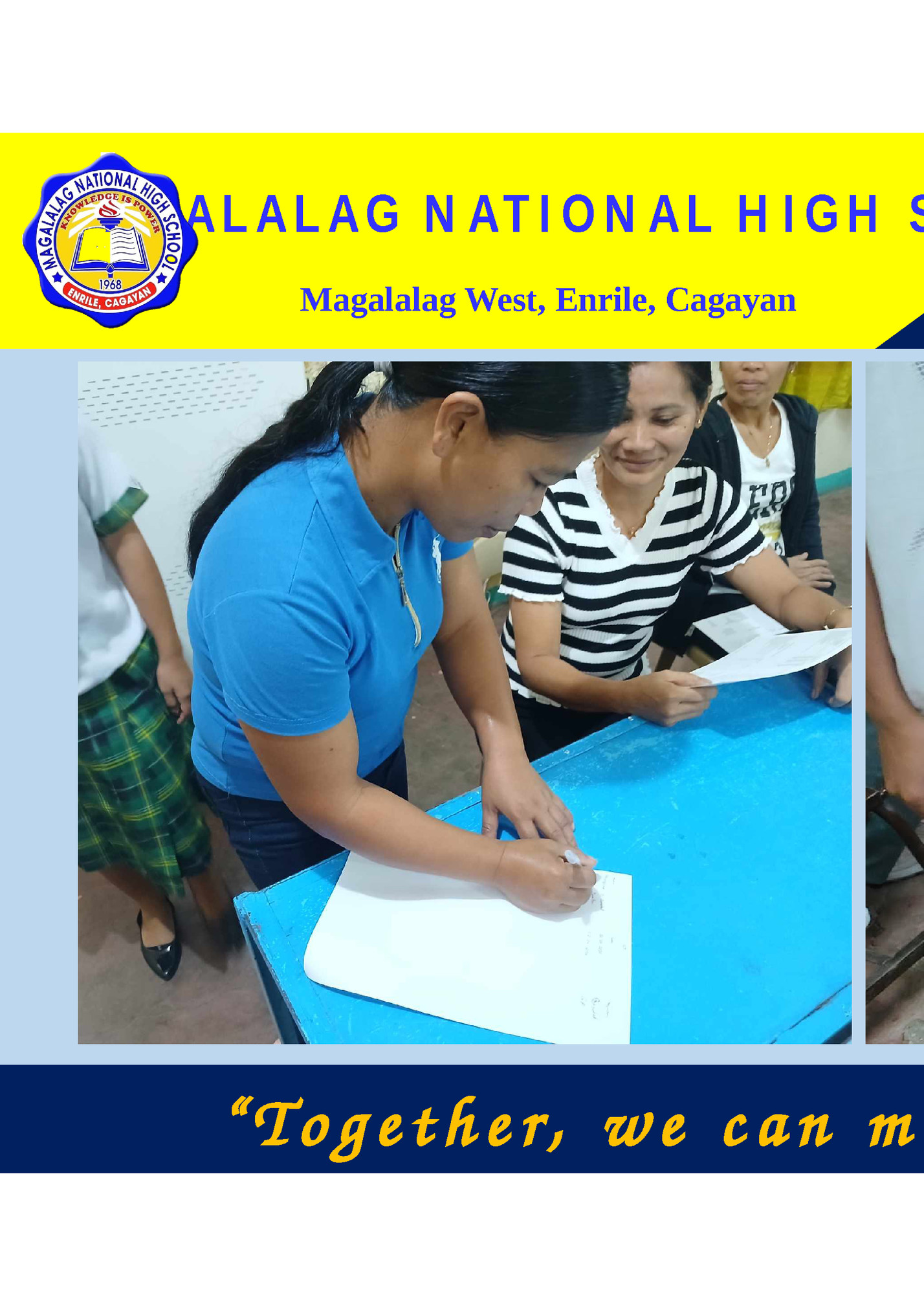 M A G A L A L A G N AT I O N A L H I G H S C H O O L