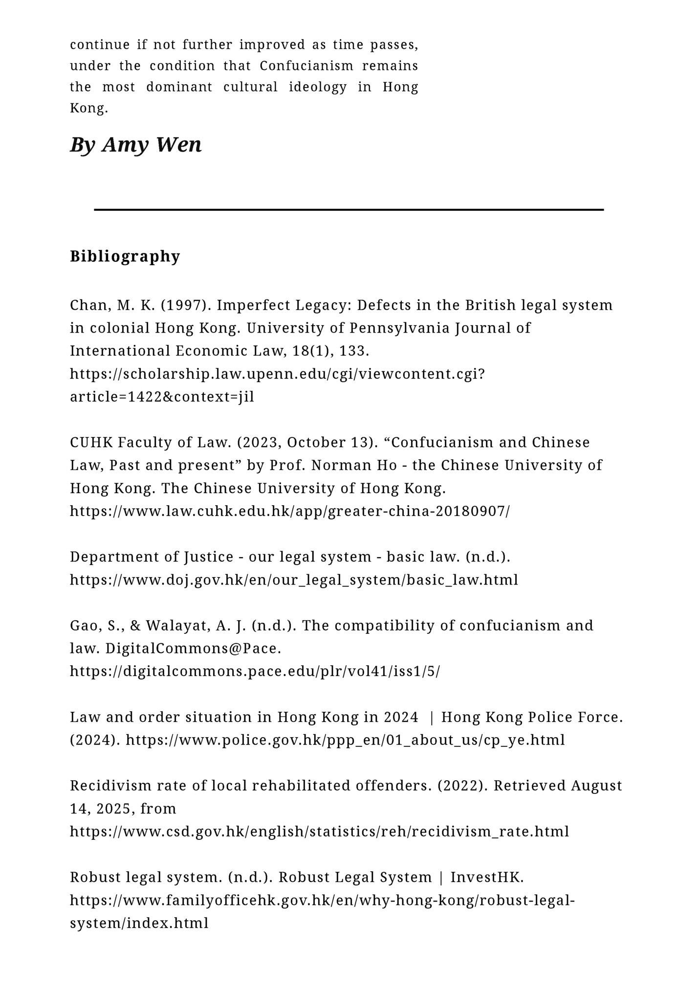 continue if not further improved as time passes,