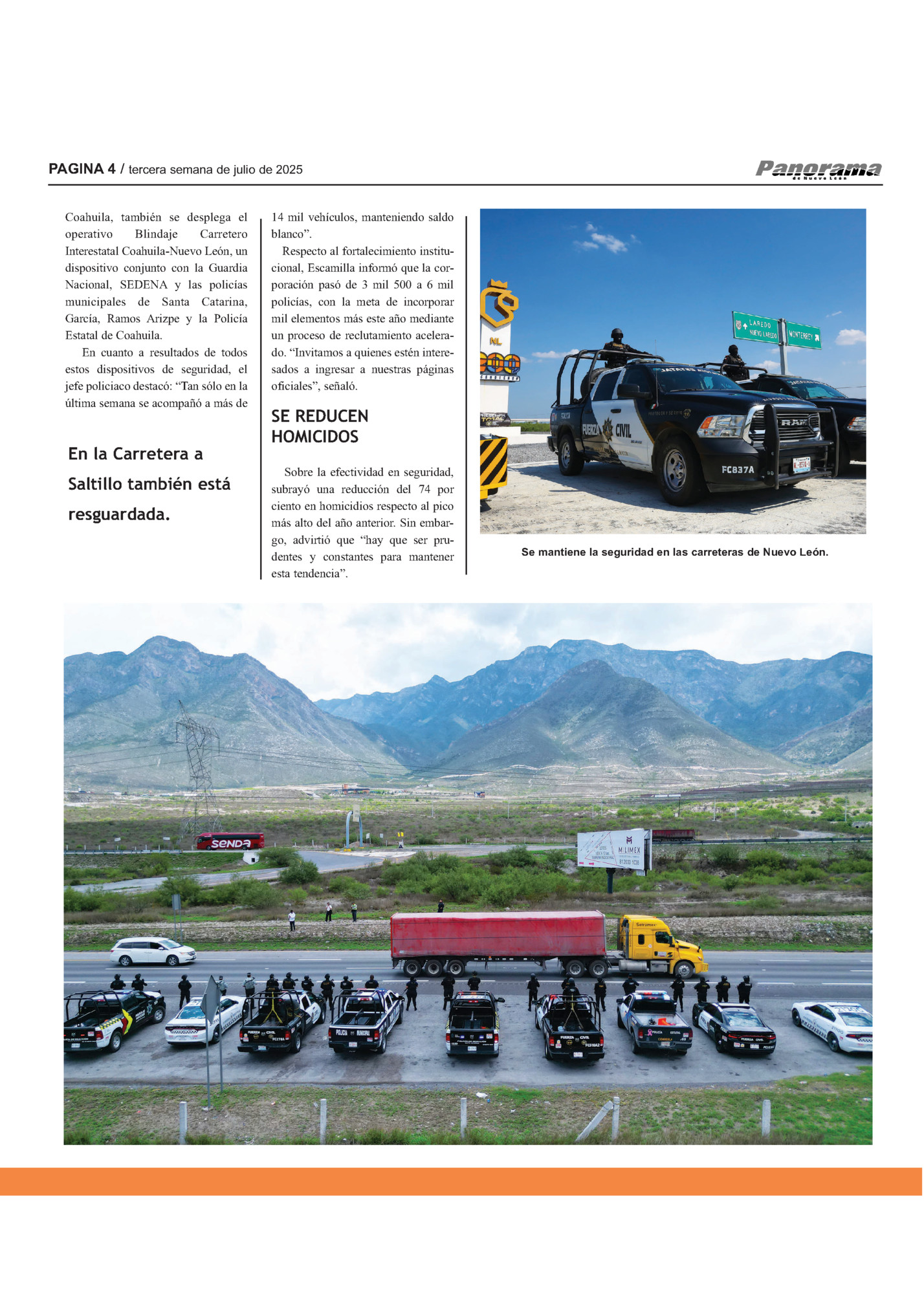 PAGINA 4 / tercera semana de julio de 2025