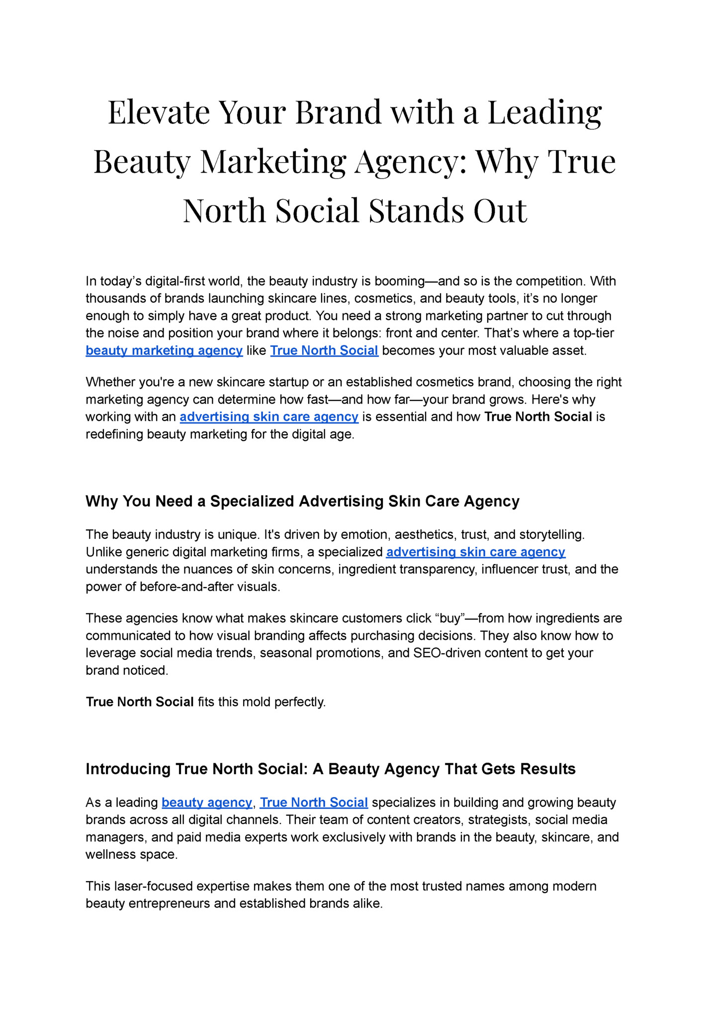 Elevate Your Brand with a Leading