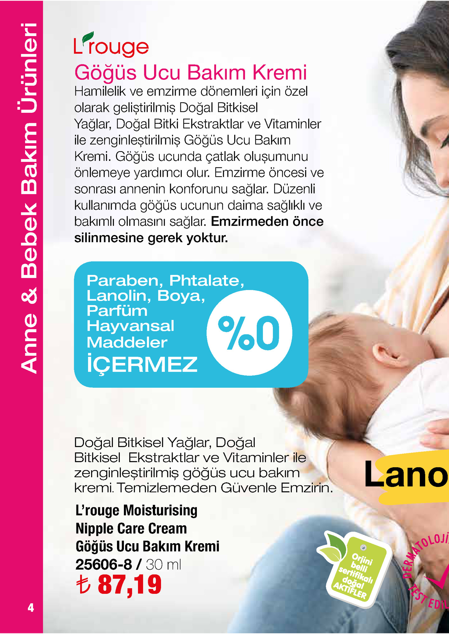 Anne & Bebek Bakım Ürünleri