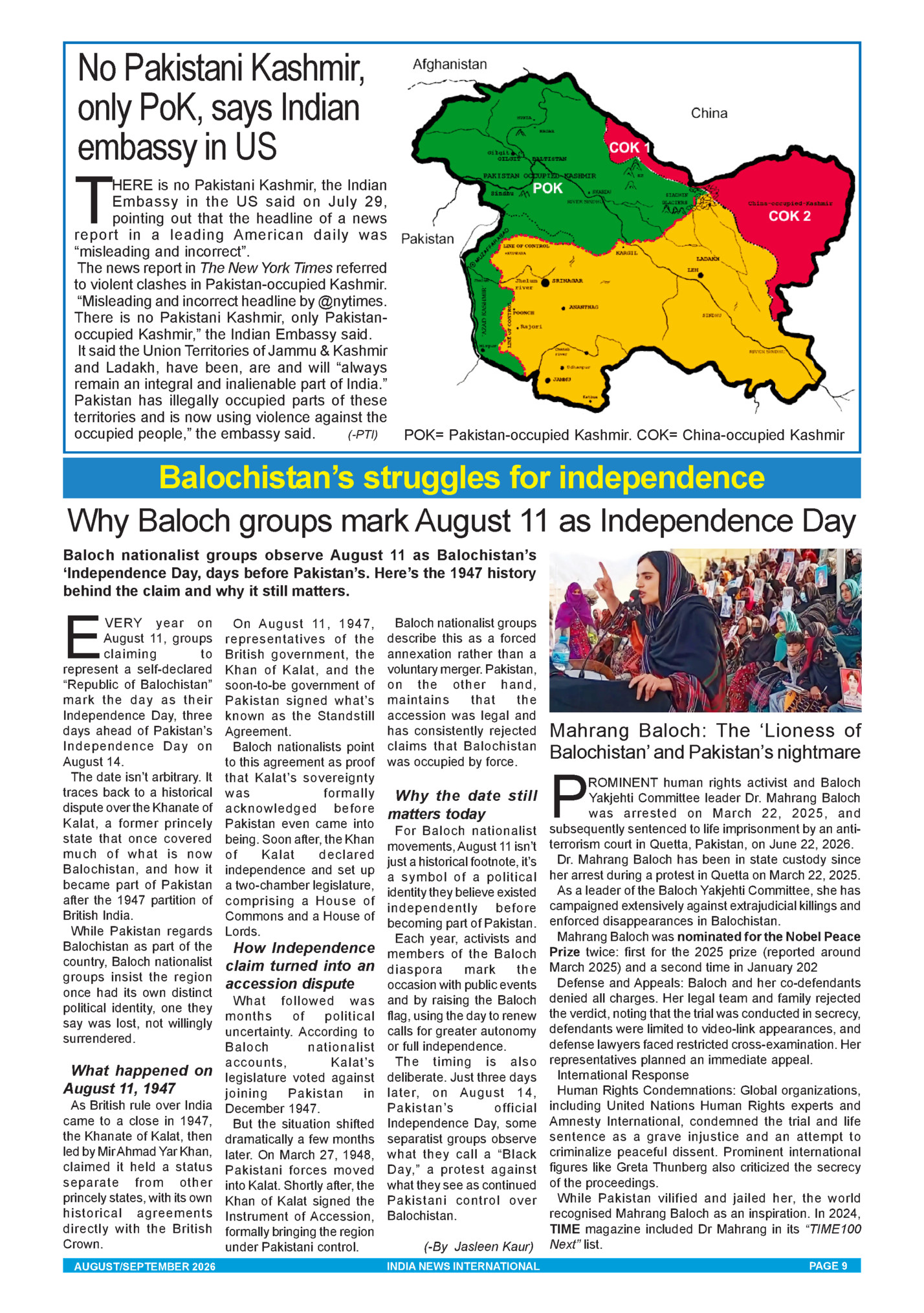No Pakistani Kashmir,