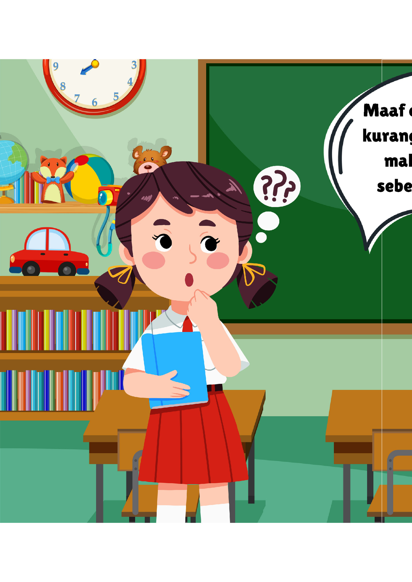 Maaf cikgu, saya