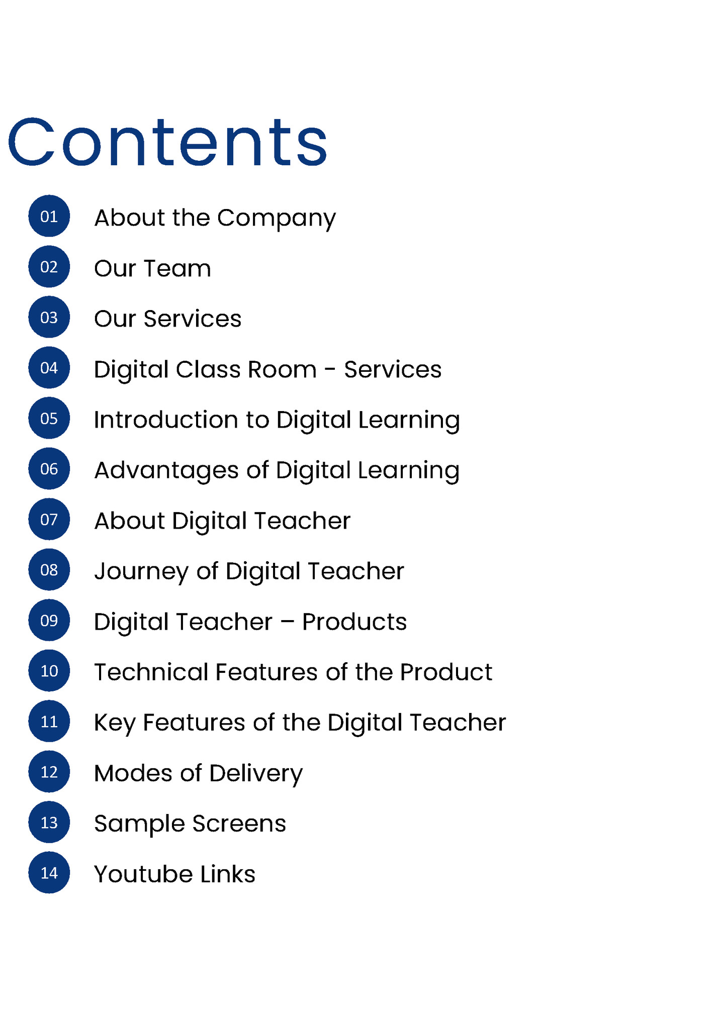 Contents