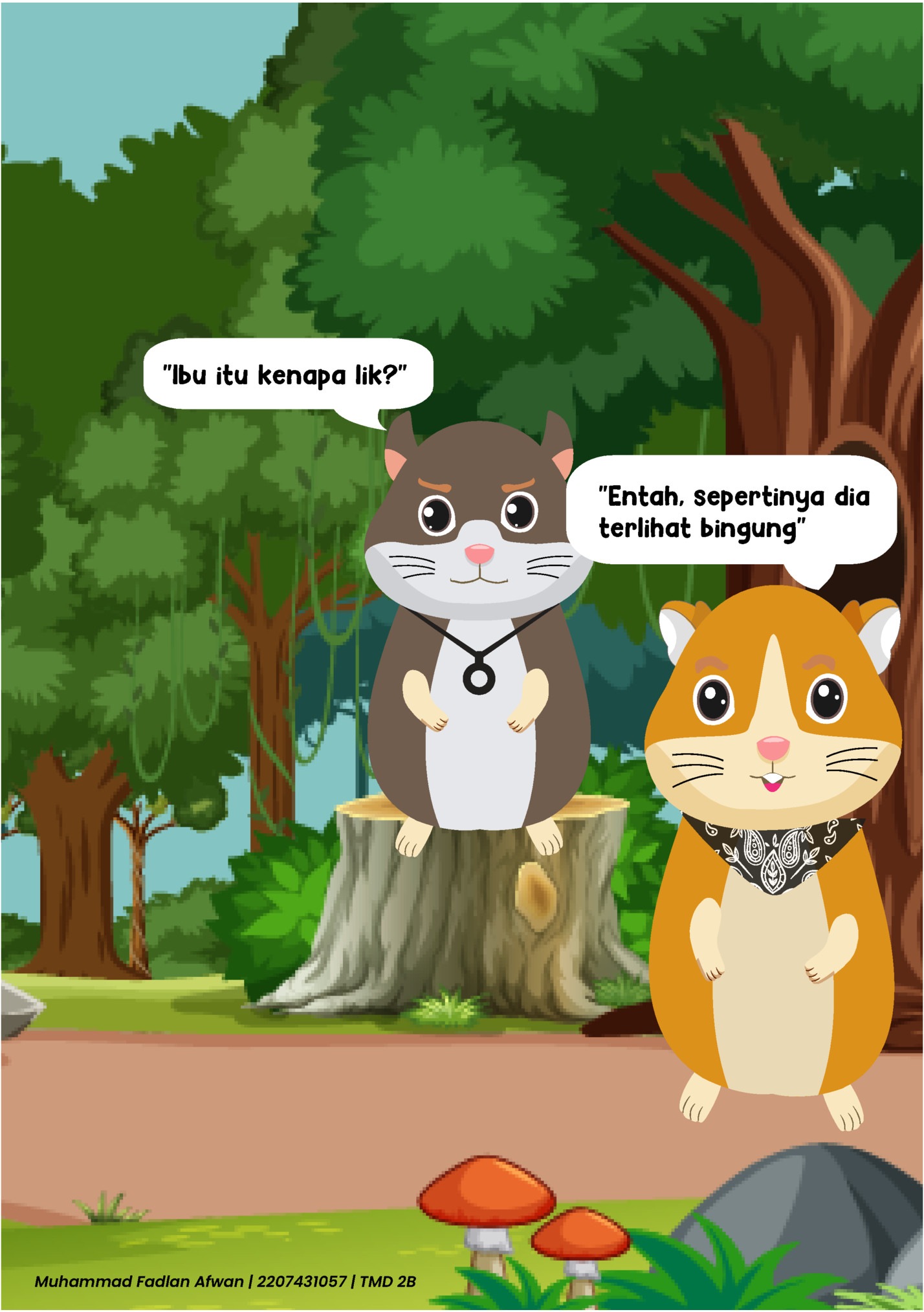 Ibu itu kenapa lik?