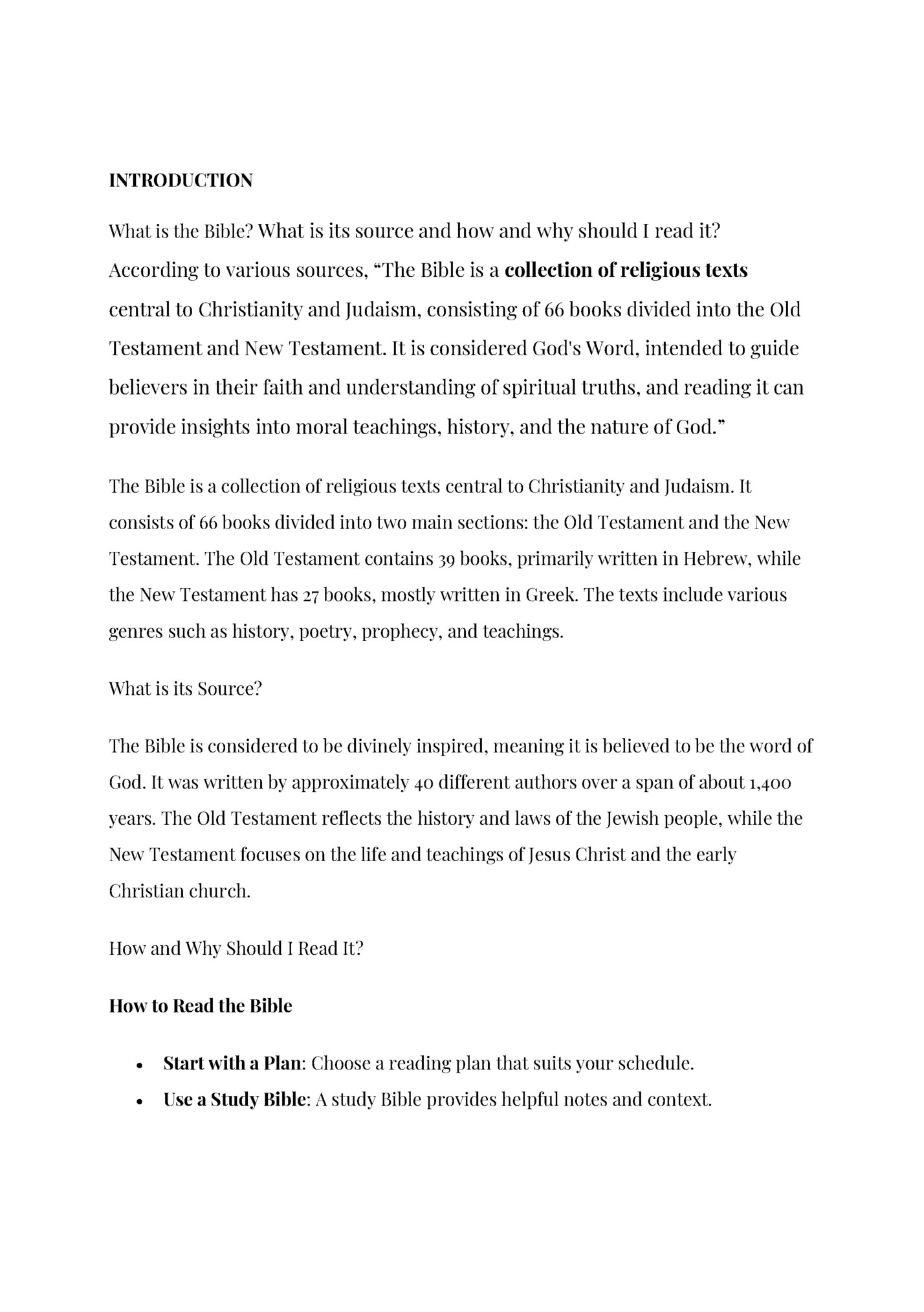 INTRODUCTION INTRODUCTION