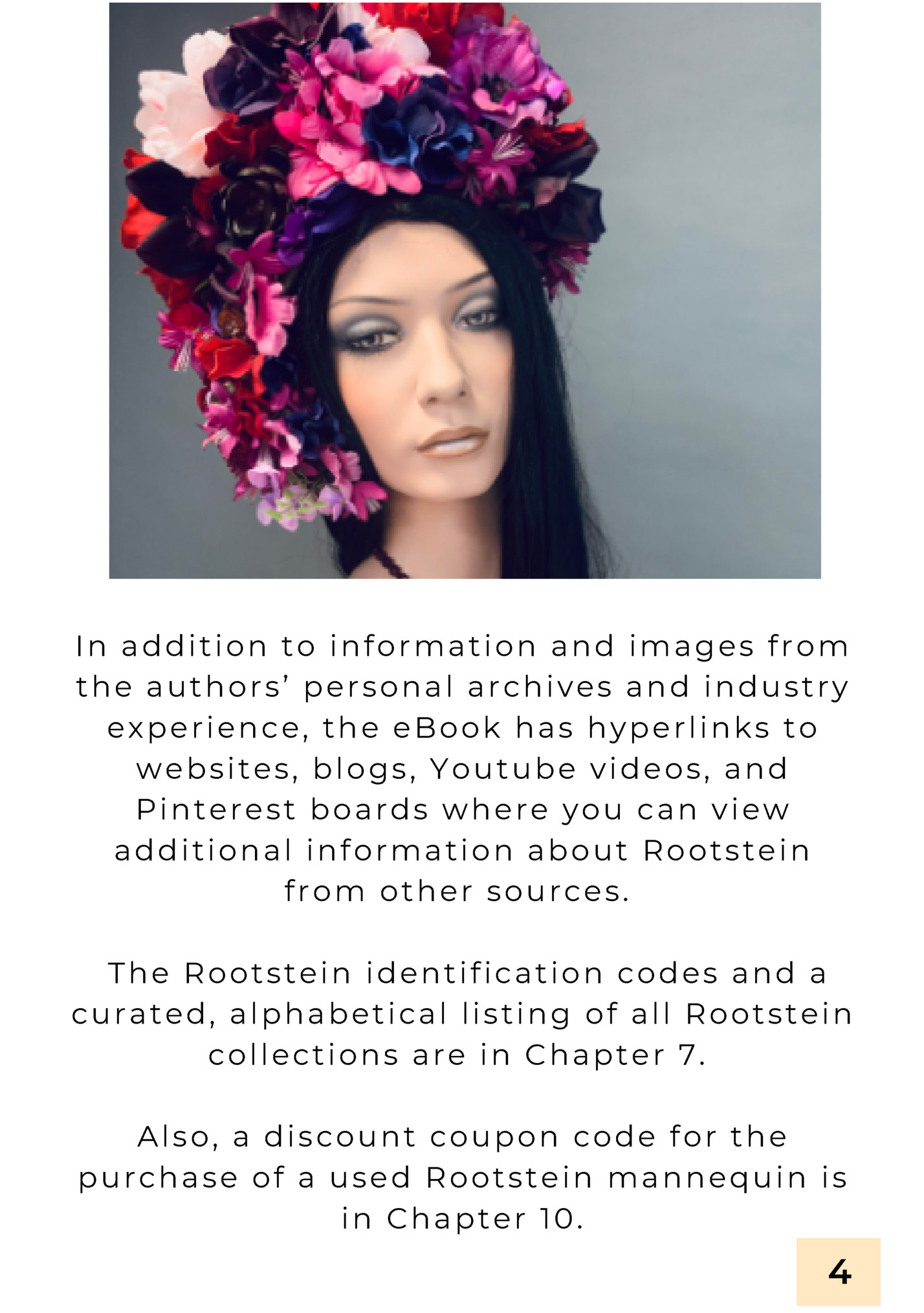 In addition to information and images from