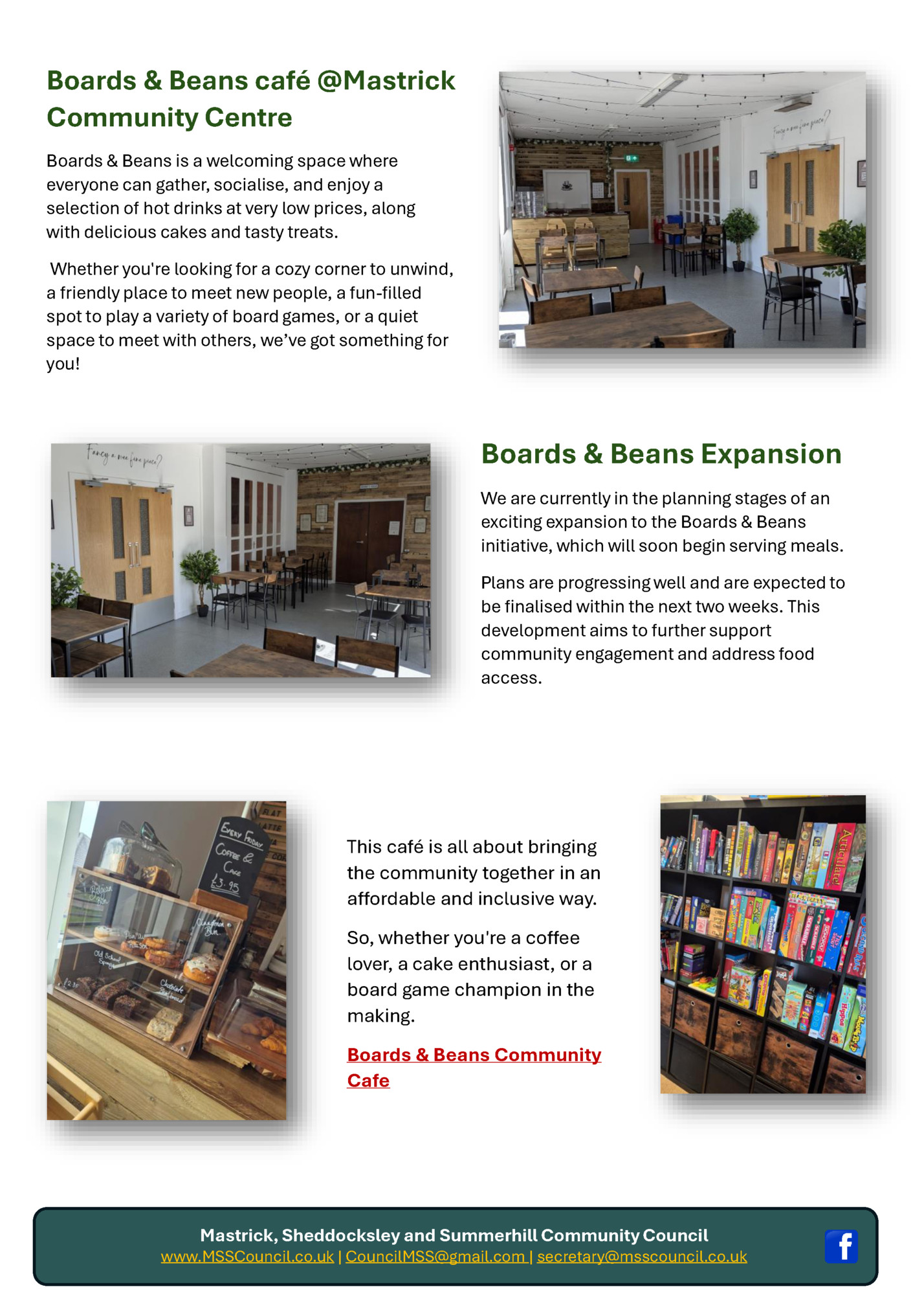 Boards & Beans café @Mastrick