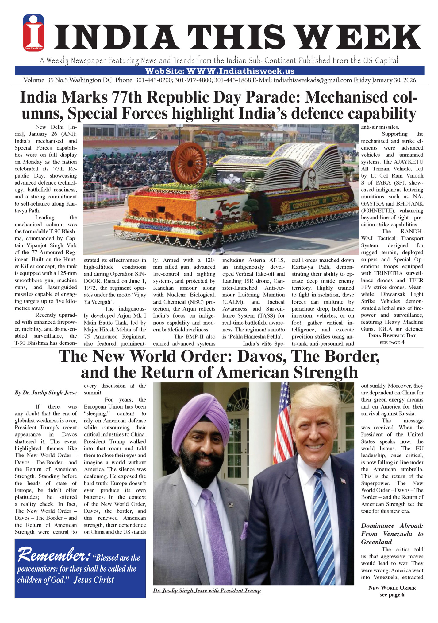 INDIA THIS WEEK INDIA THIS WEEK