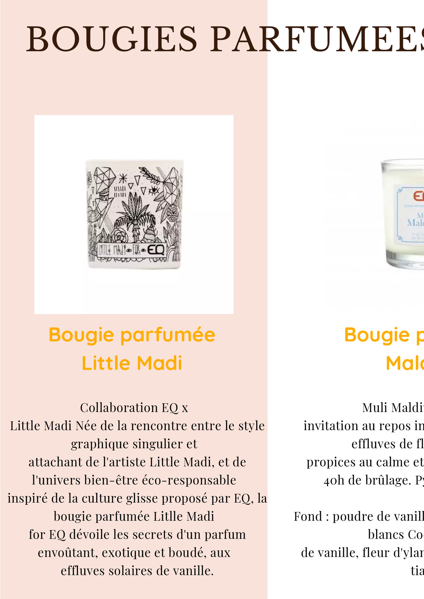 BOUGIES PARFUMEES ET PORTE ENSCENS