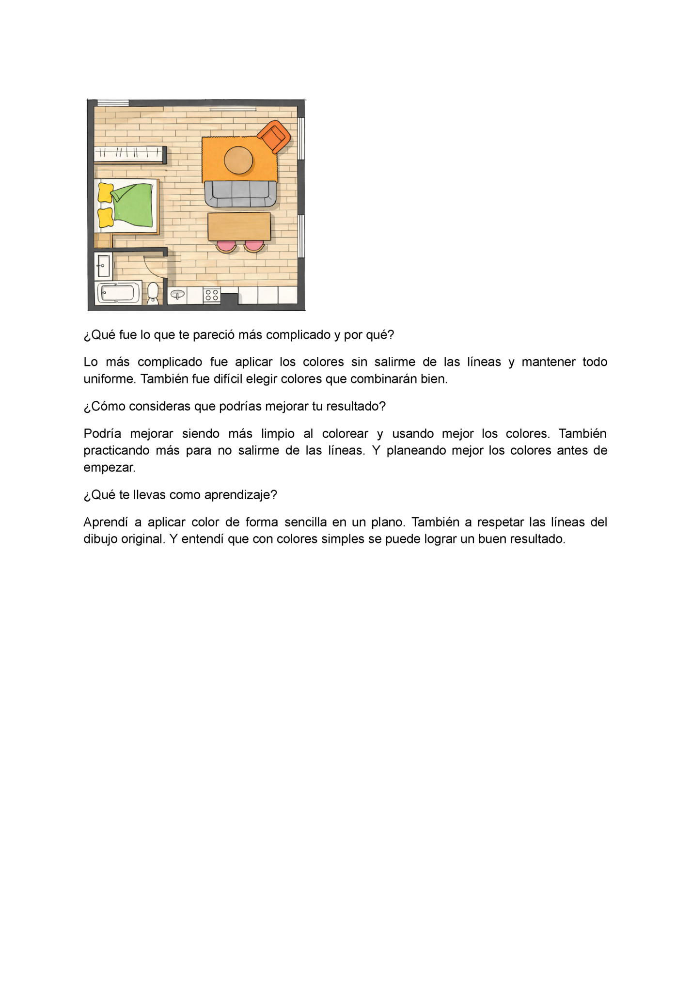 ¿Qué fue lo que te pareció más complicado y por qué?