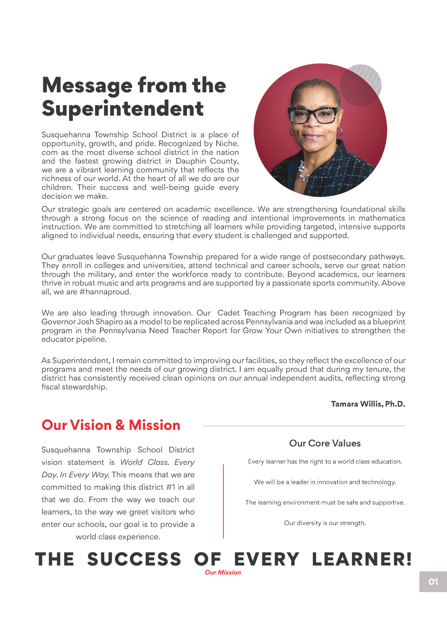 Message from the Message from the