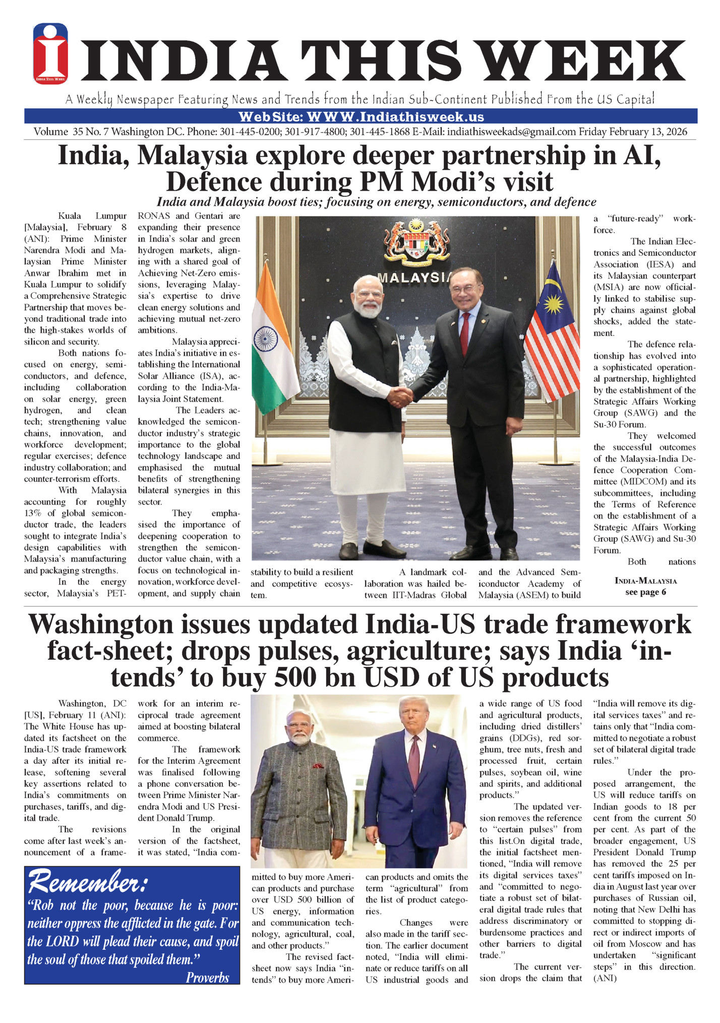 INDIA THIS WEEK INDIA THIS WEEK