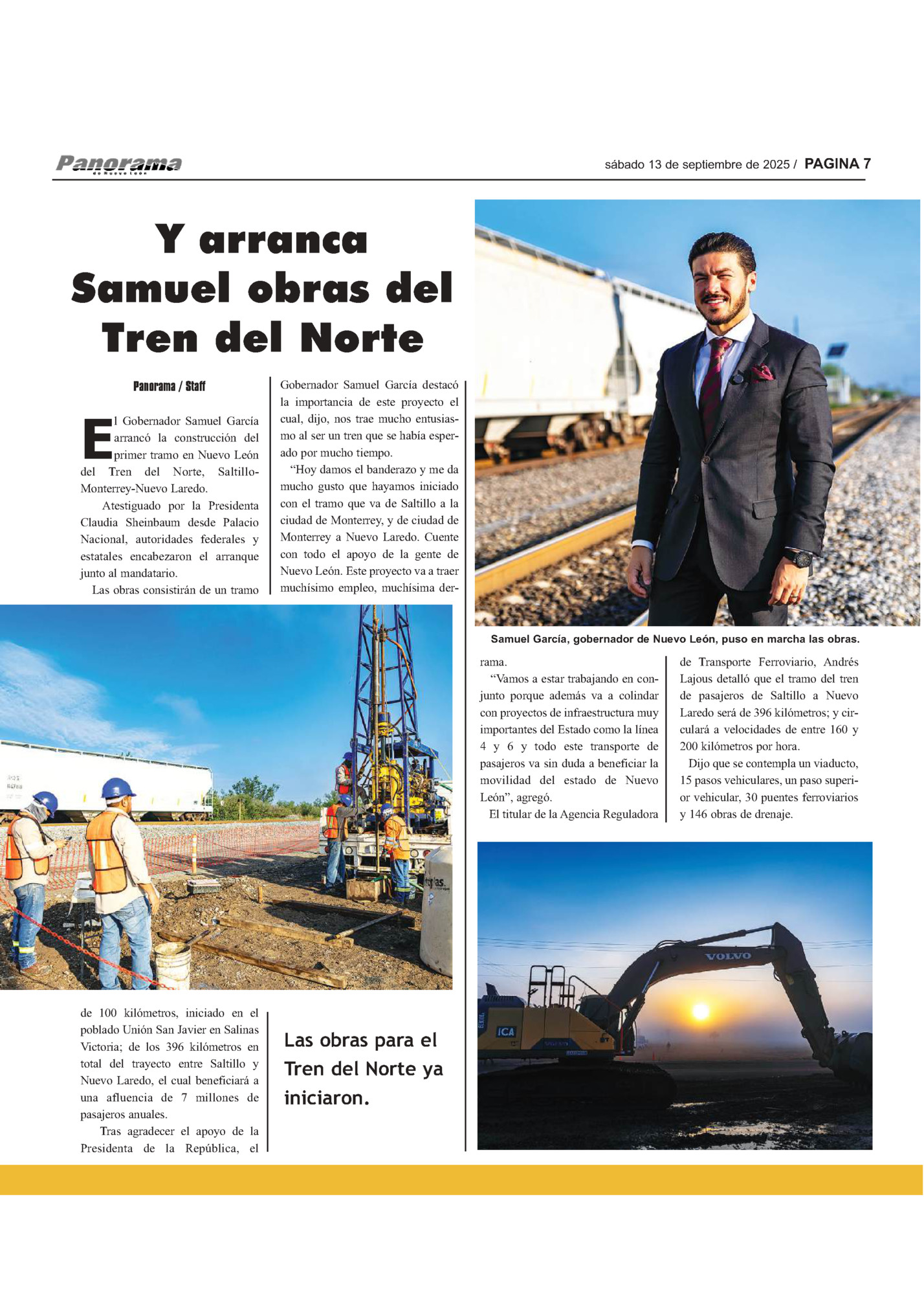 sábado 13 de septiembre de 2025 / PAGINA 7