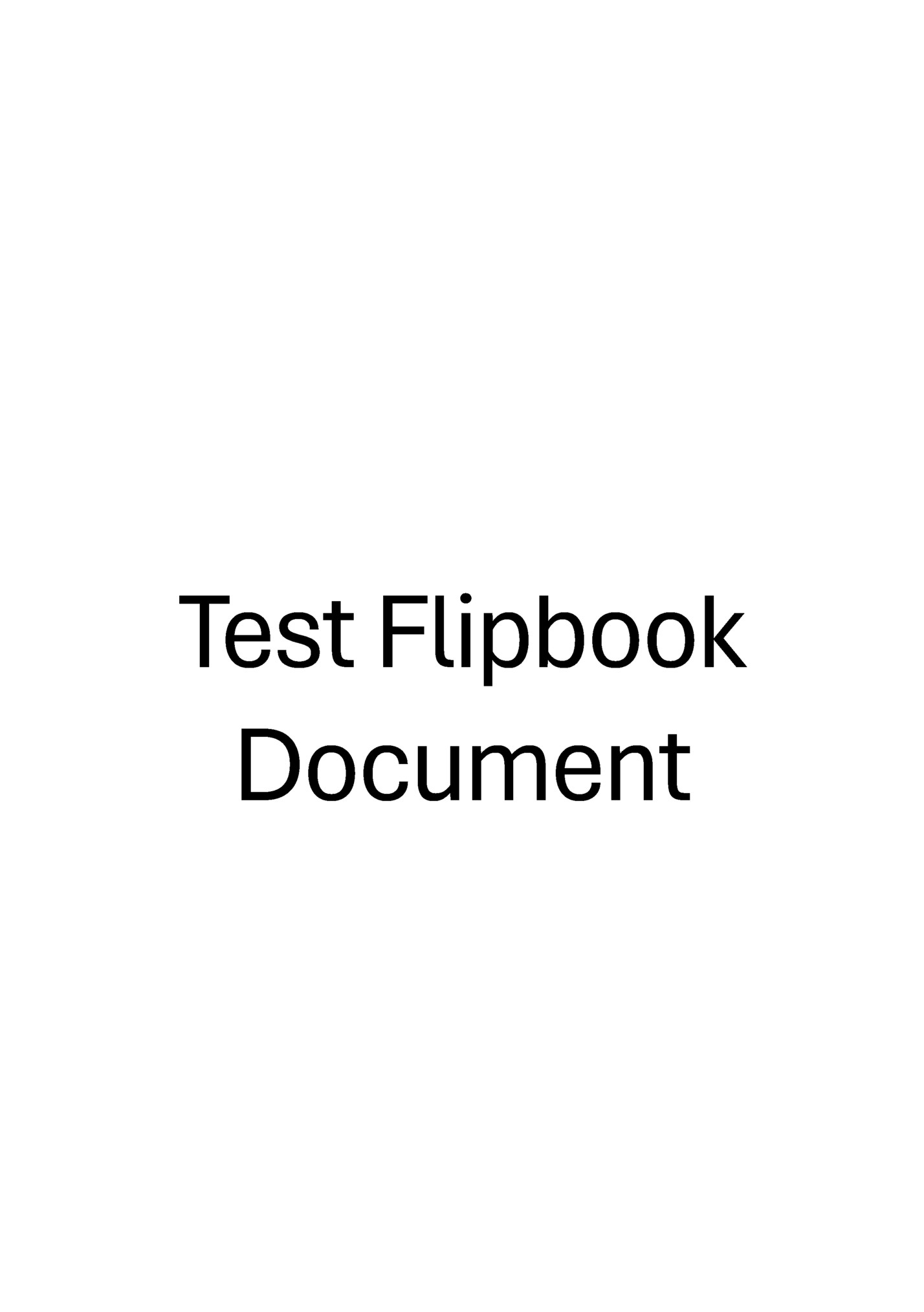 Test Flipbook