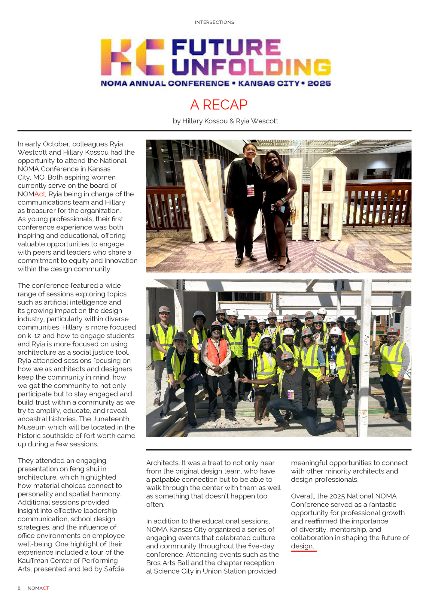 INTERSECTIONS INTERSECTIONS