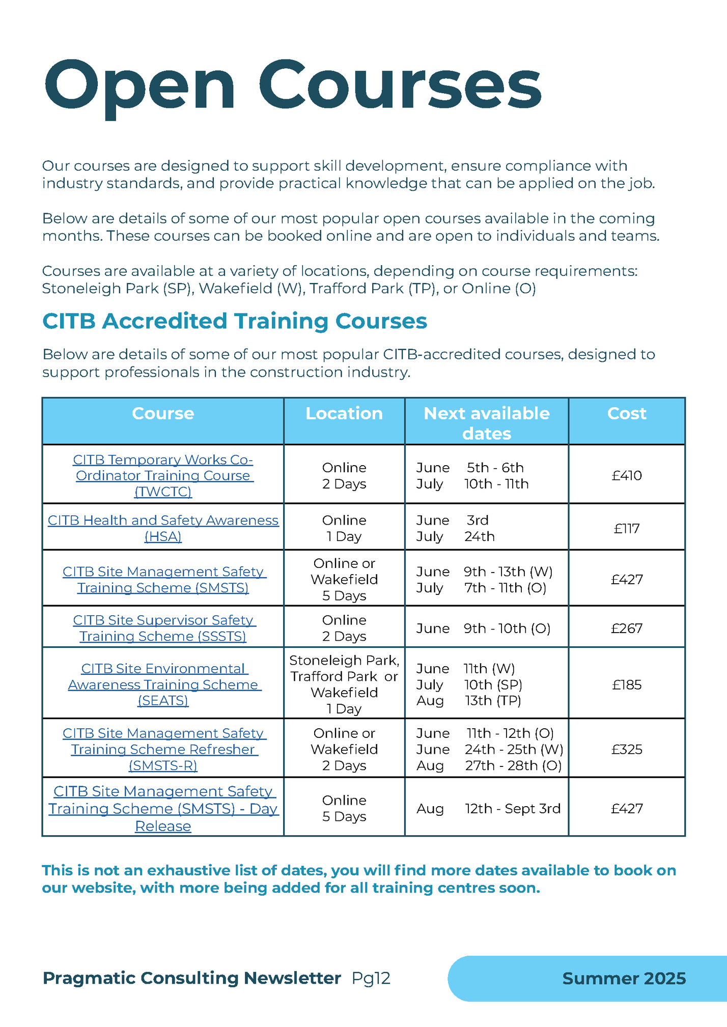 Open Courses Open Courses