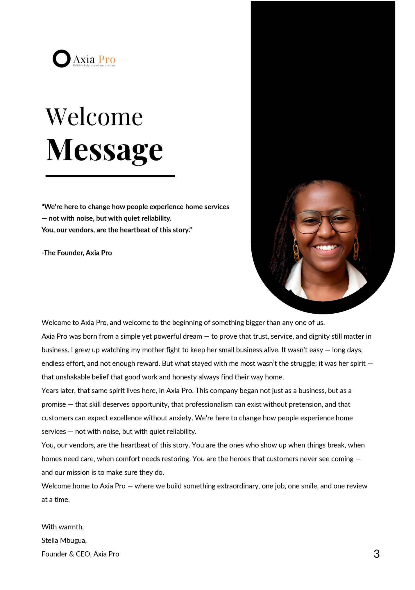 Welcome