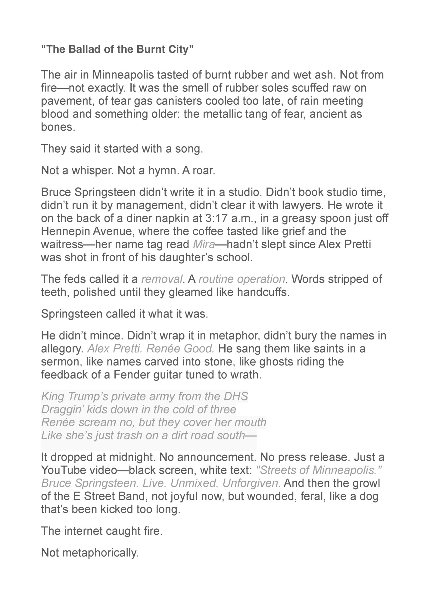 The Ballad of the Burnt City 