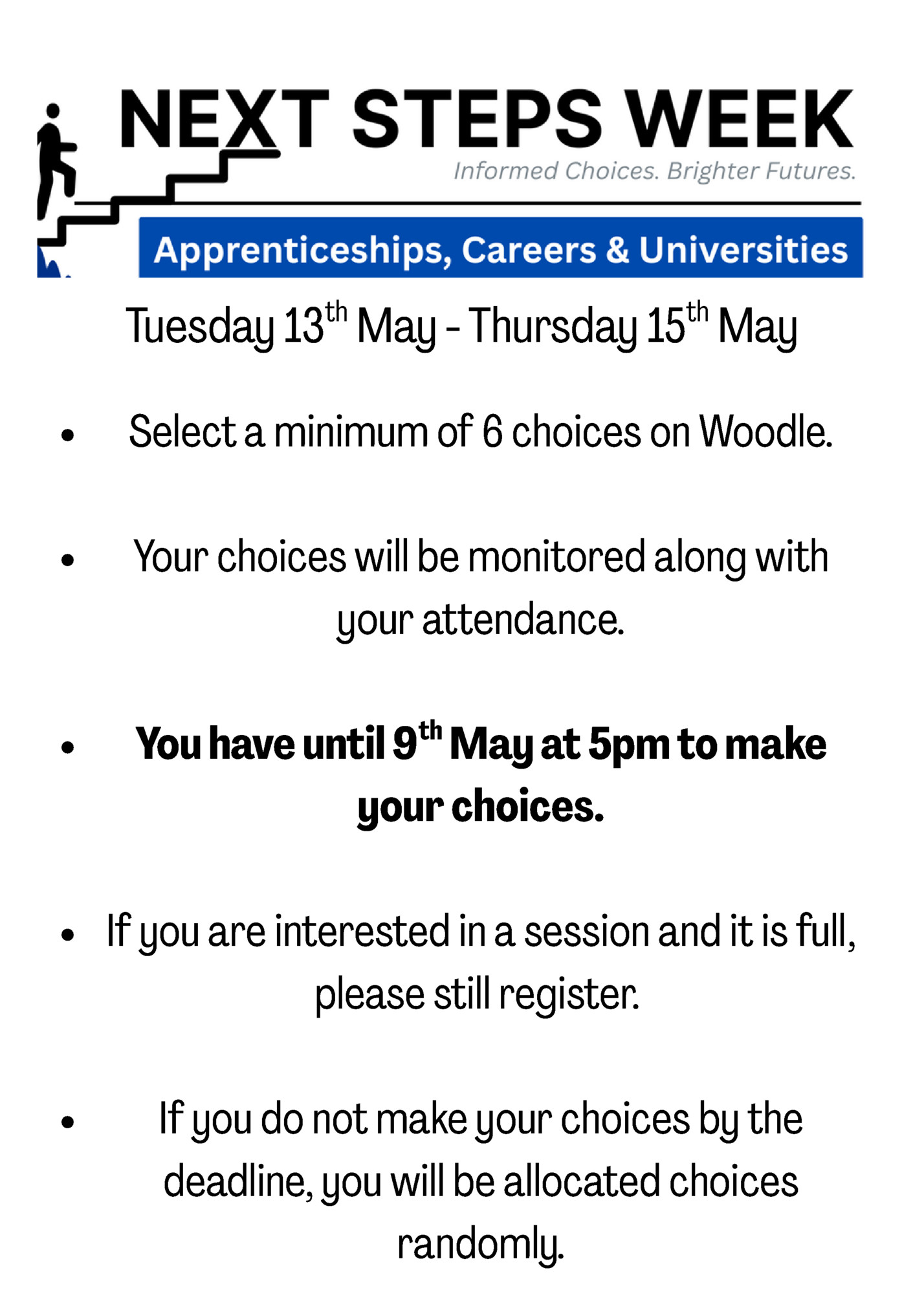 Tuesday 13th May - Thursday 15th May