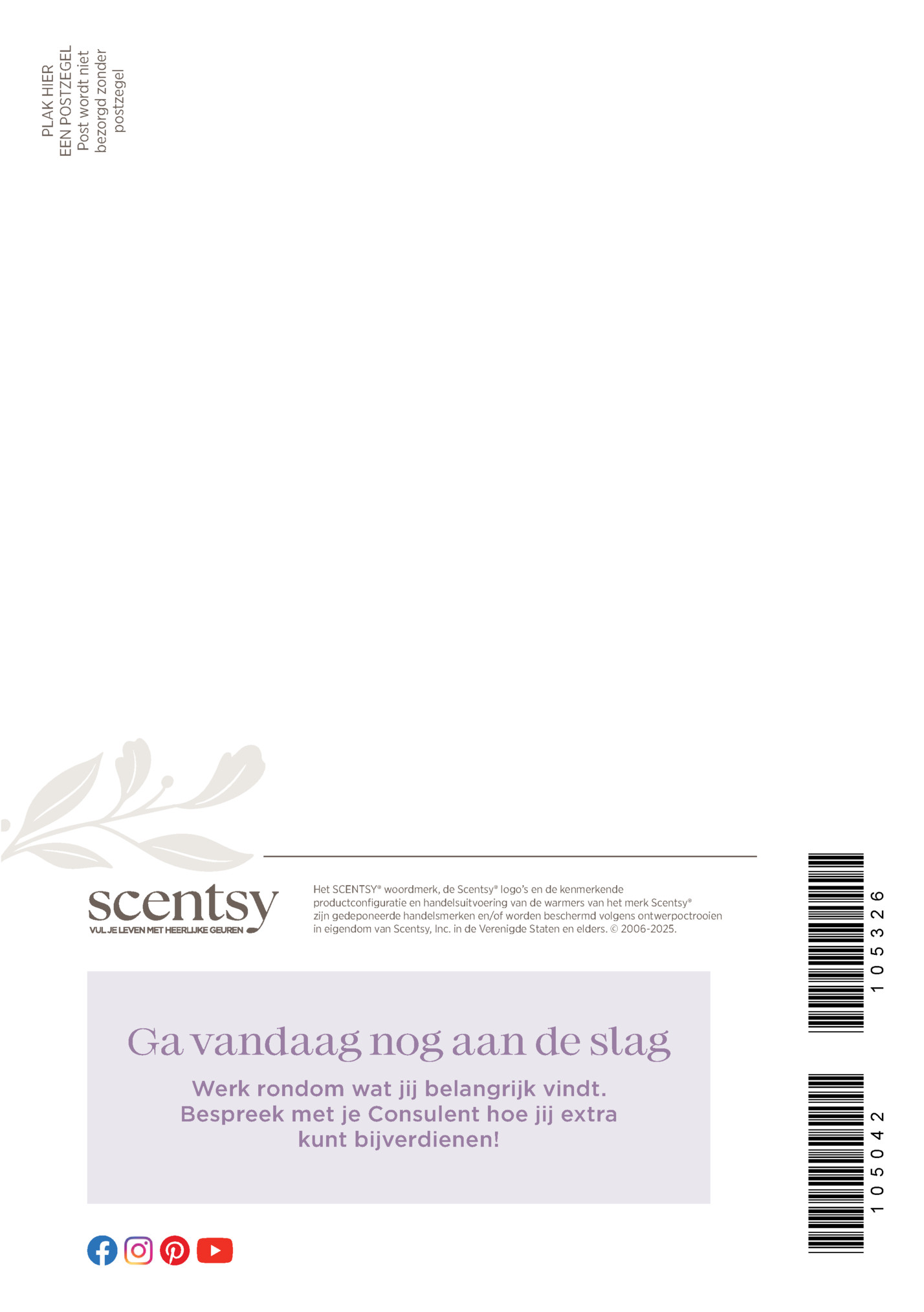 Werk rondom wat jij belangrijk vindt.