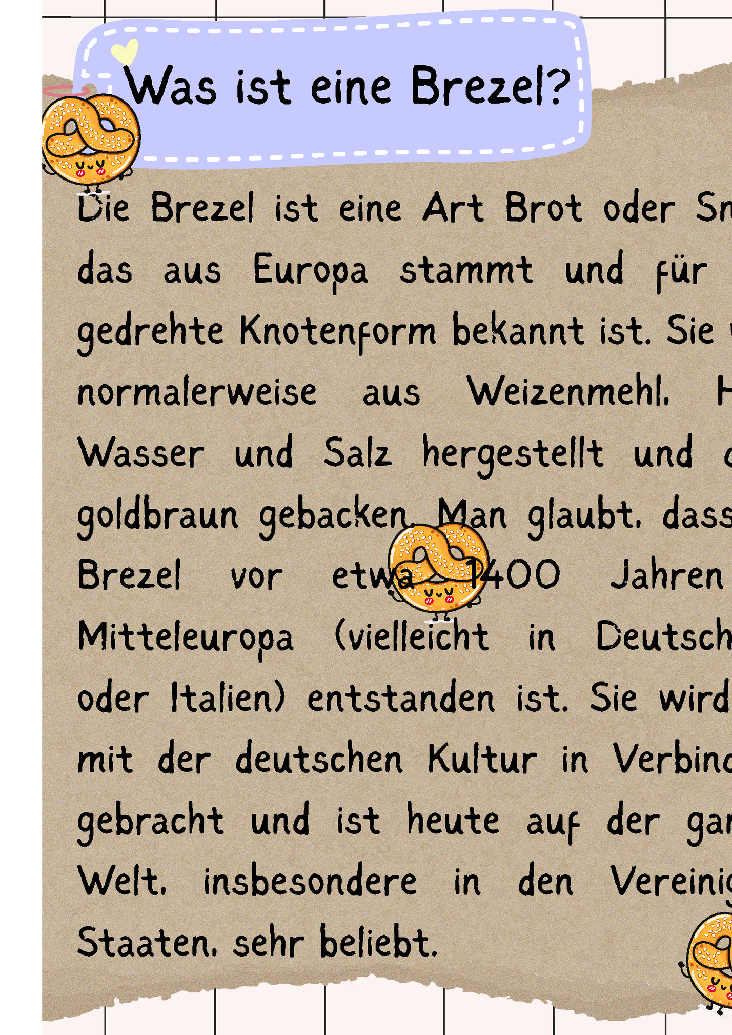 Was ist eine Brezel?