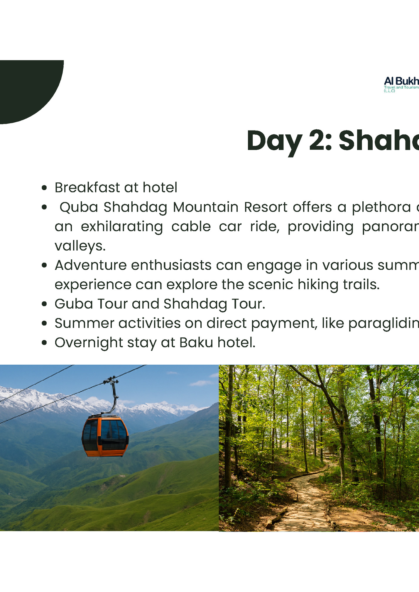 Day 2: Shahdag Day Trip