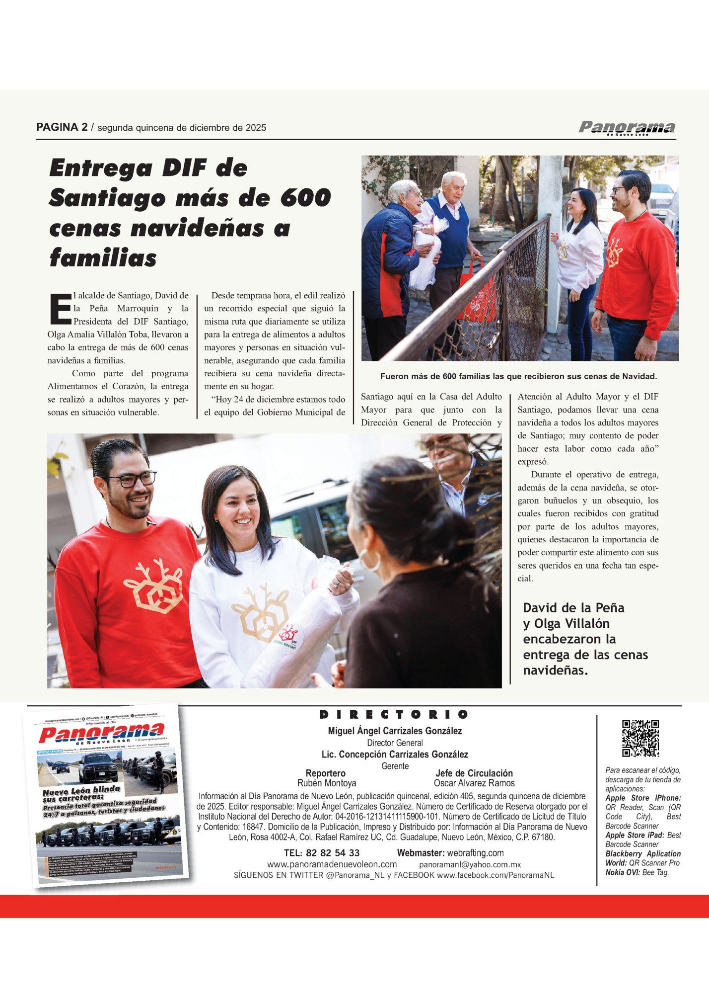 PAGINA 2 / segunda quincena de diciembre de 2025