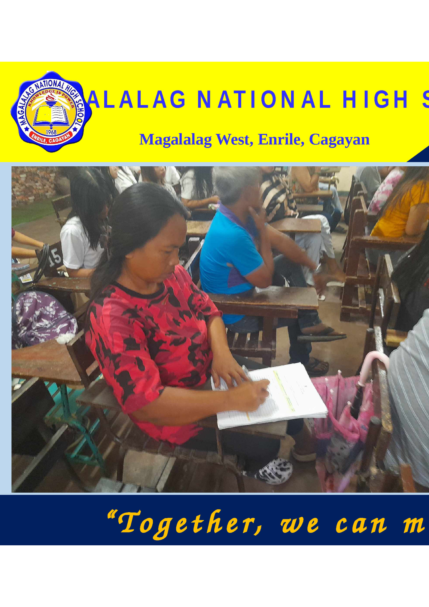 M A G A L A L A G N AT I O N A L H I G H S C H O O L