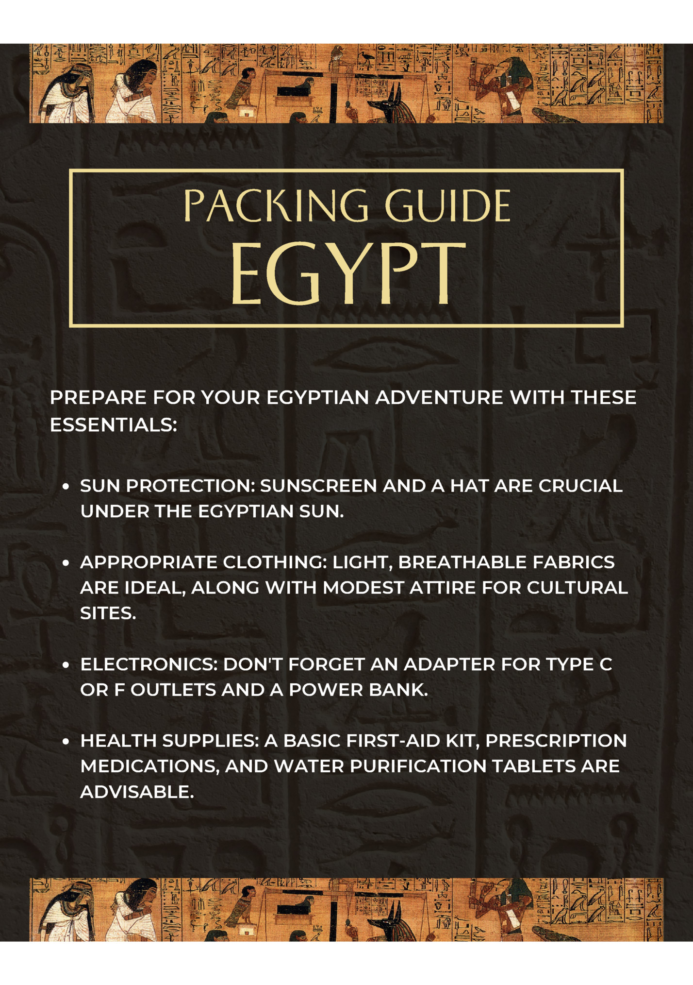 PACKING GUIDE