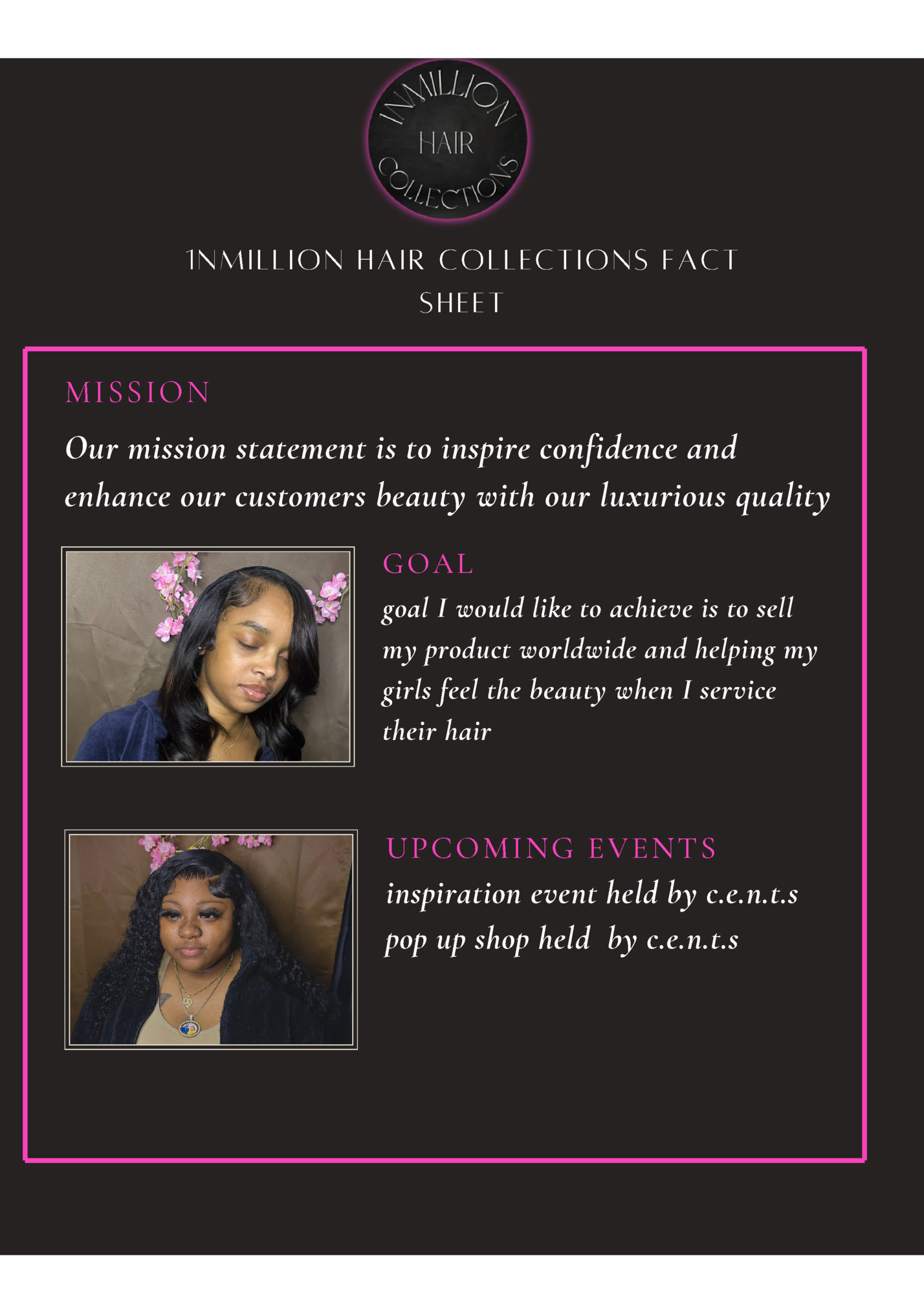 1NMILLION HAIR COLLECTIONS FACT