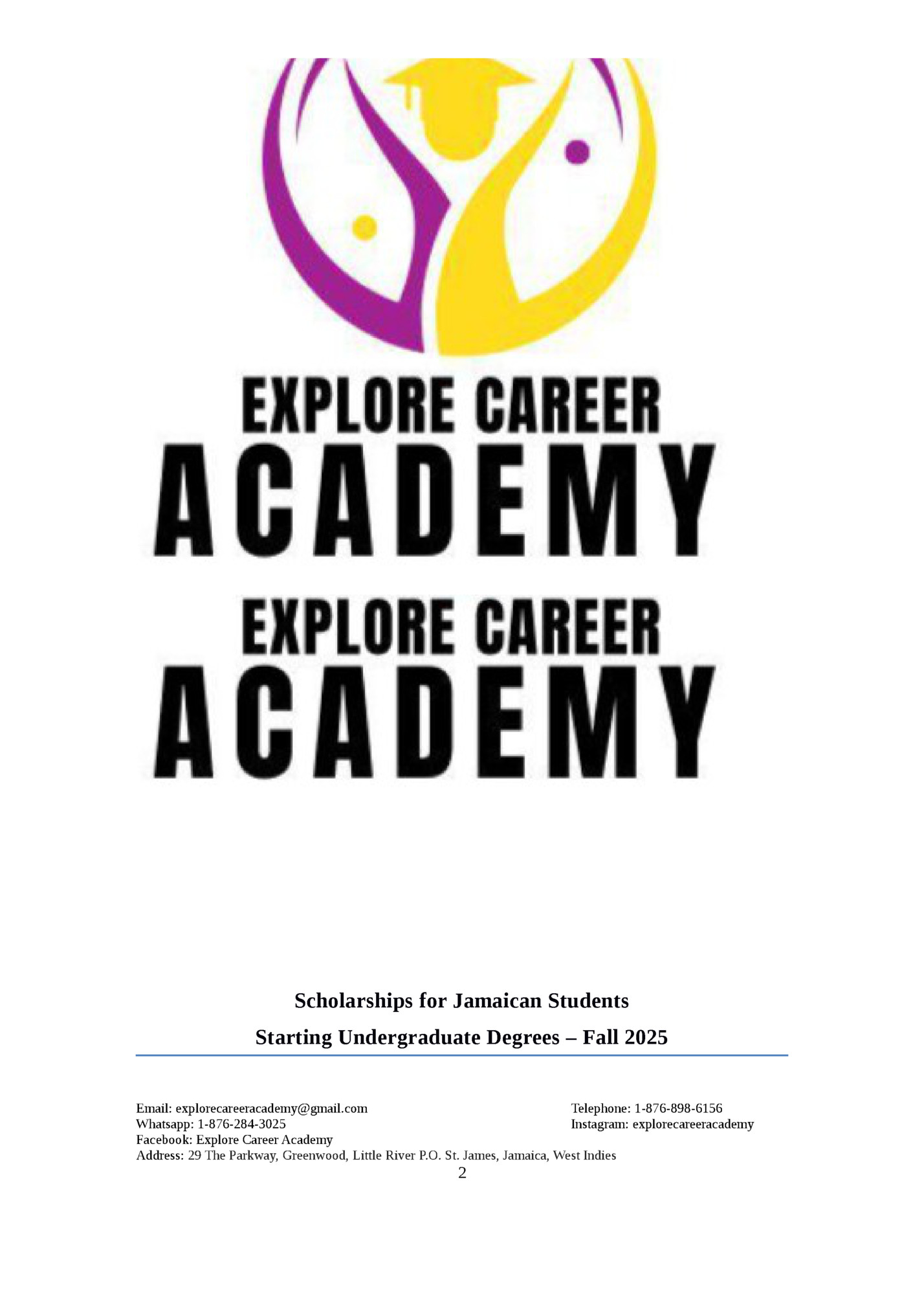 Scholarships for Jamaican Students