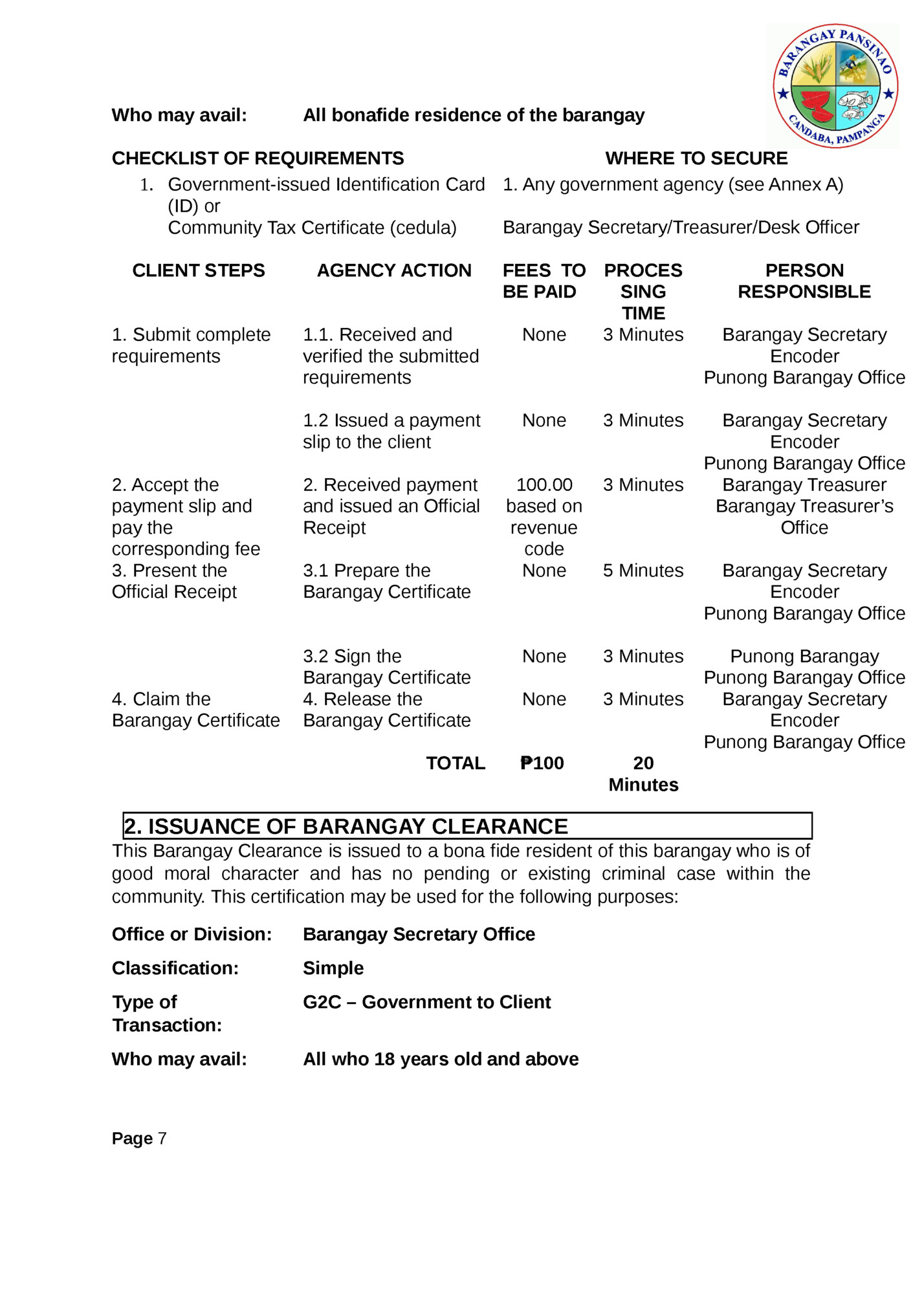 Who may avail: Who may avail: